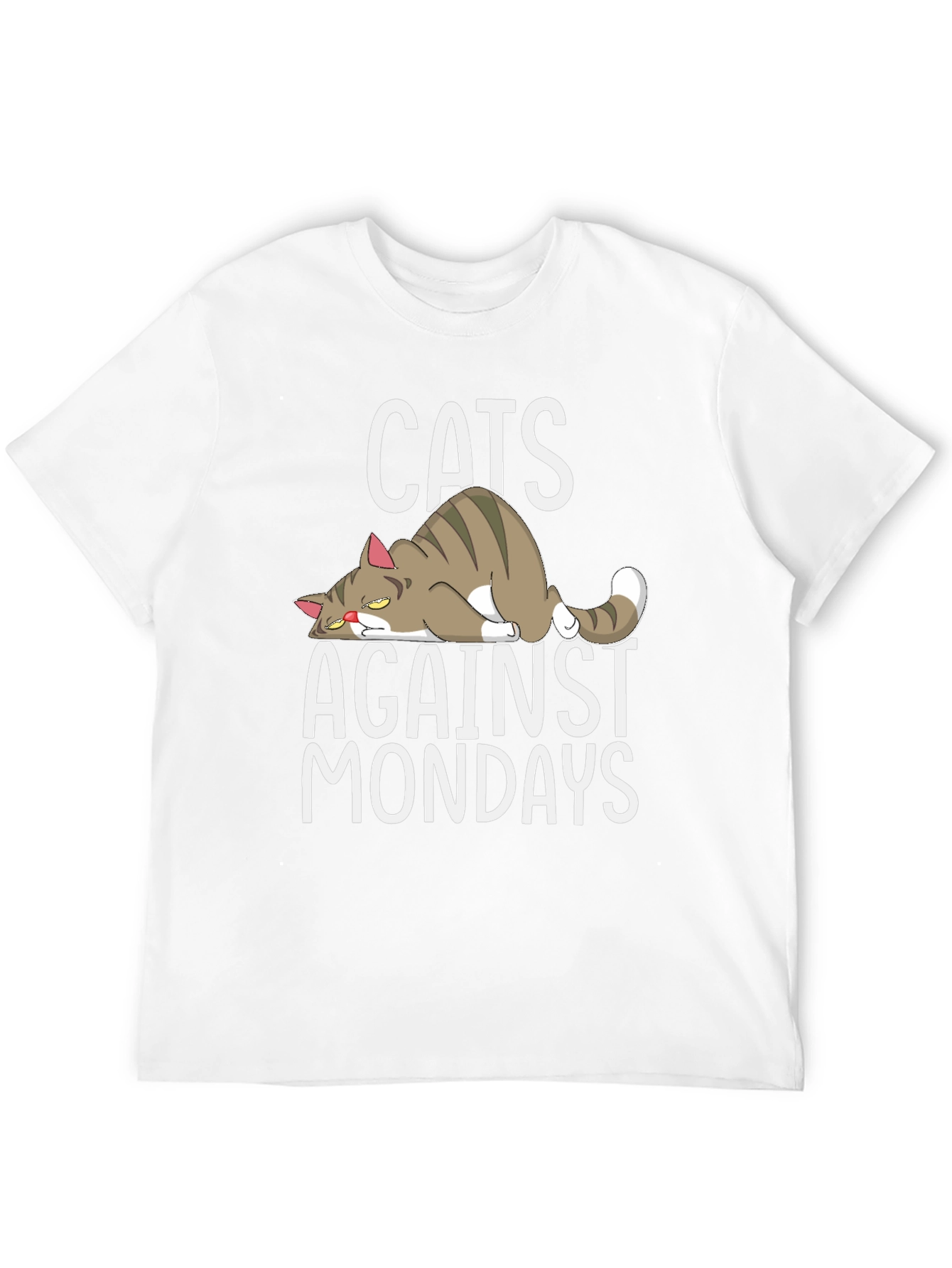 Cats Against Mondays Graphic T-Shirt