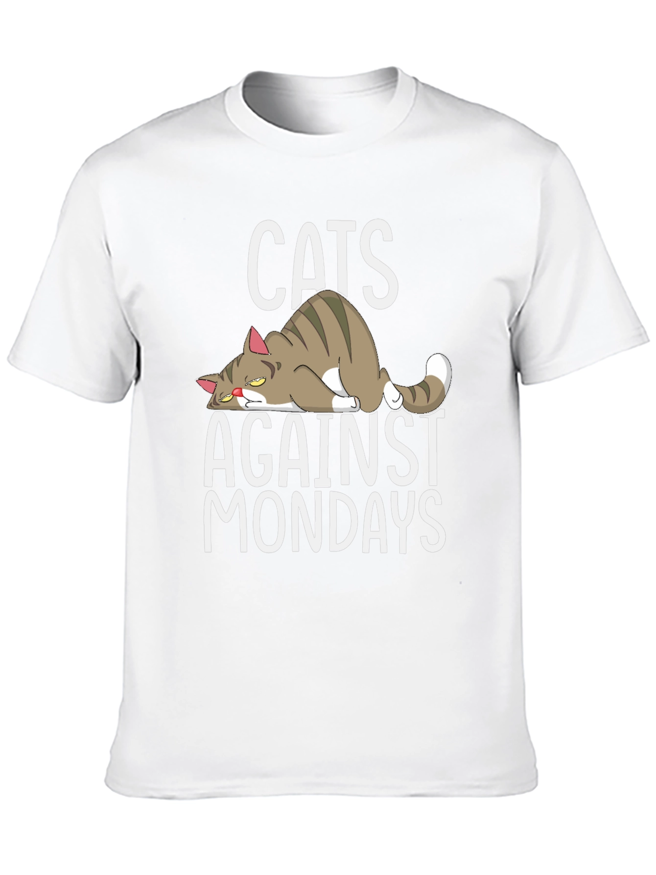 Cats Against Mondays Graphic T-Shirt