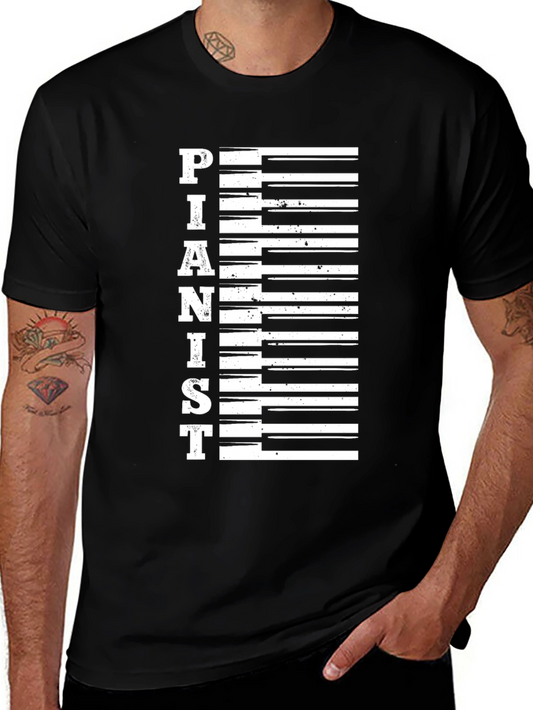 Pianist Keyboard T-Shirt - Music Lover Tee