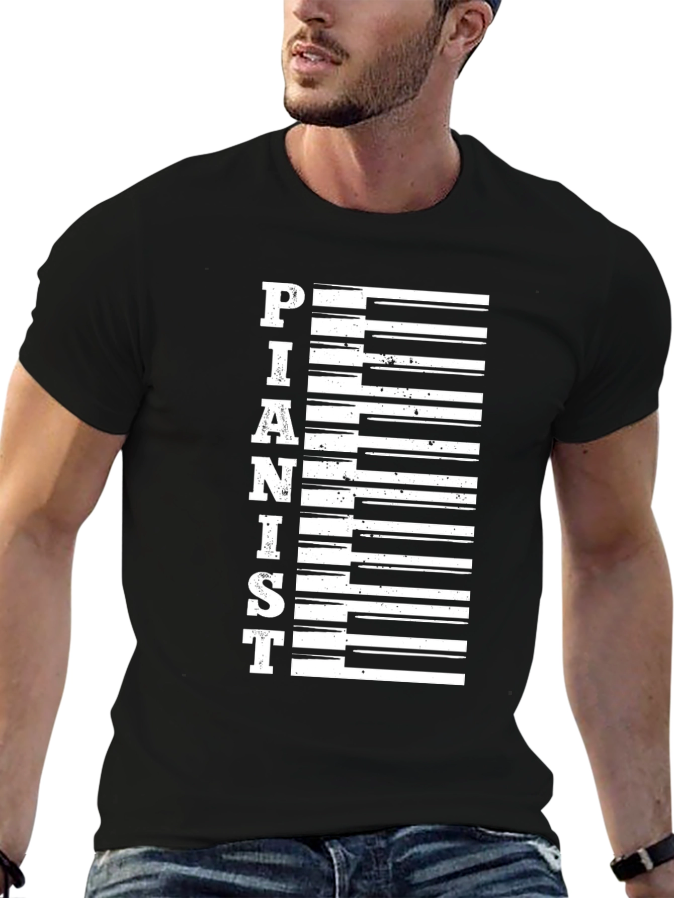 Pianist Keyboard T-Shirt - Music Lover Tee