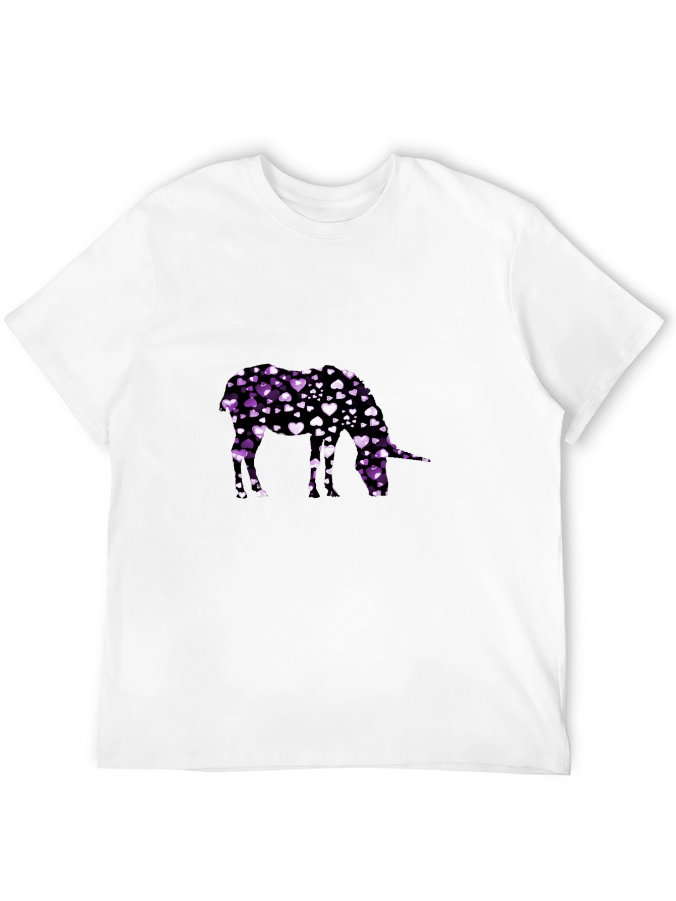 Heart Donkey Graphic Tee - Black