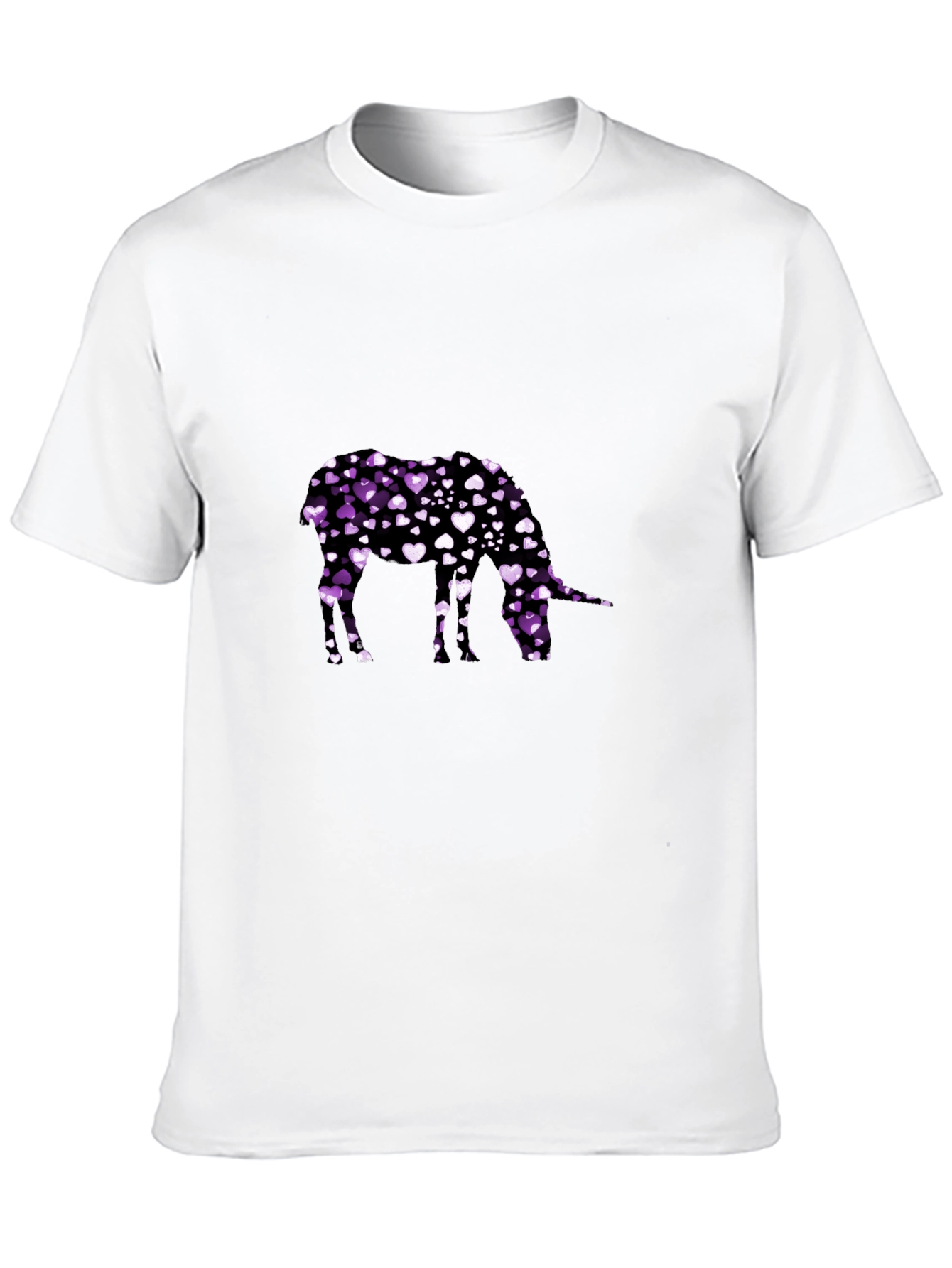 Heart Donkey Graphic Tee - Black