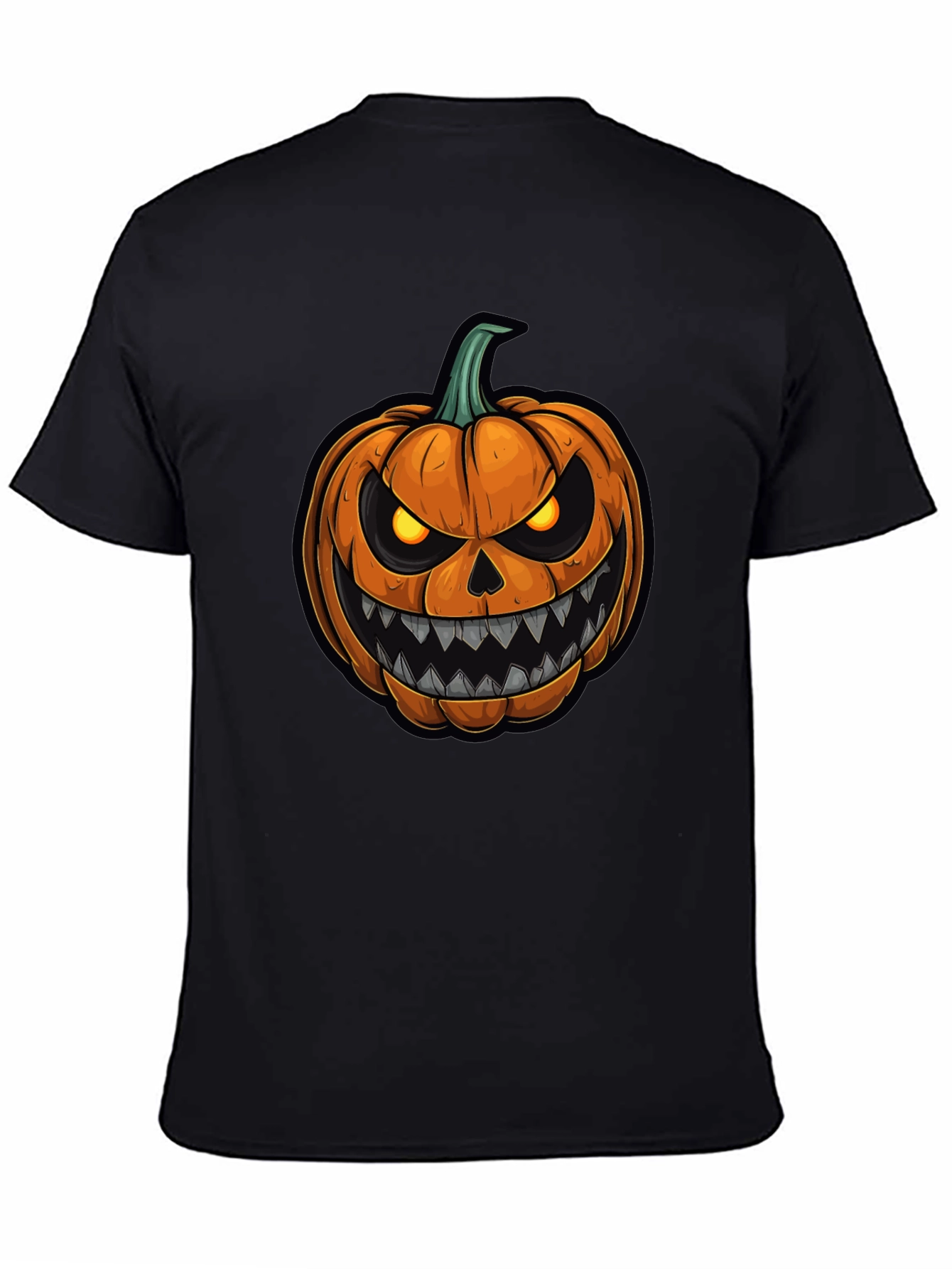 Halloween Pumpkin Graphic Tee - Spooky Season Shirt