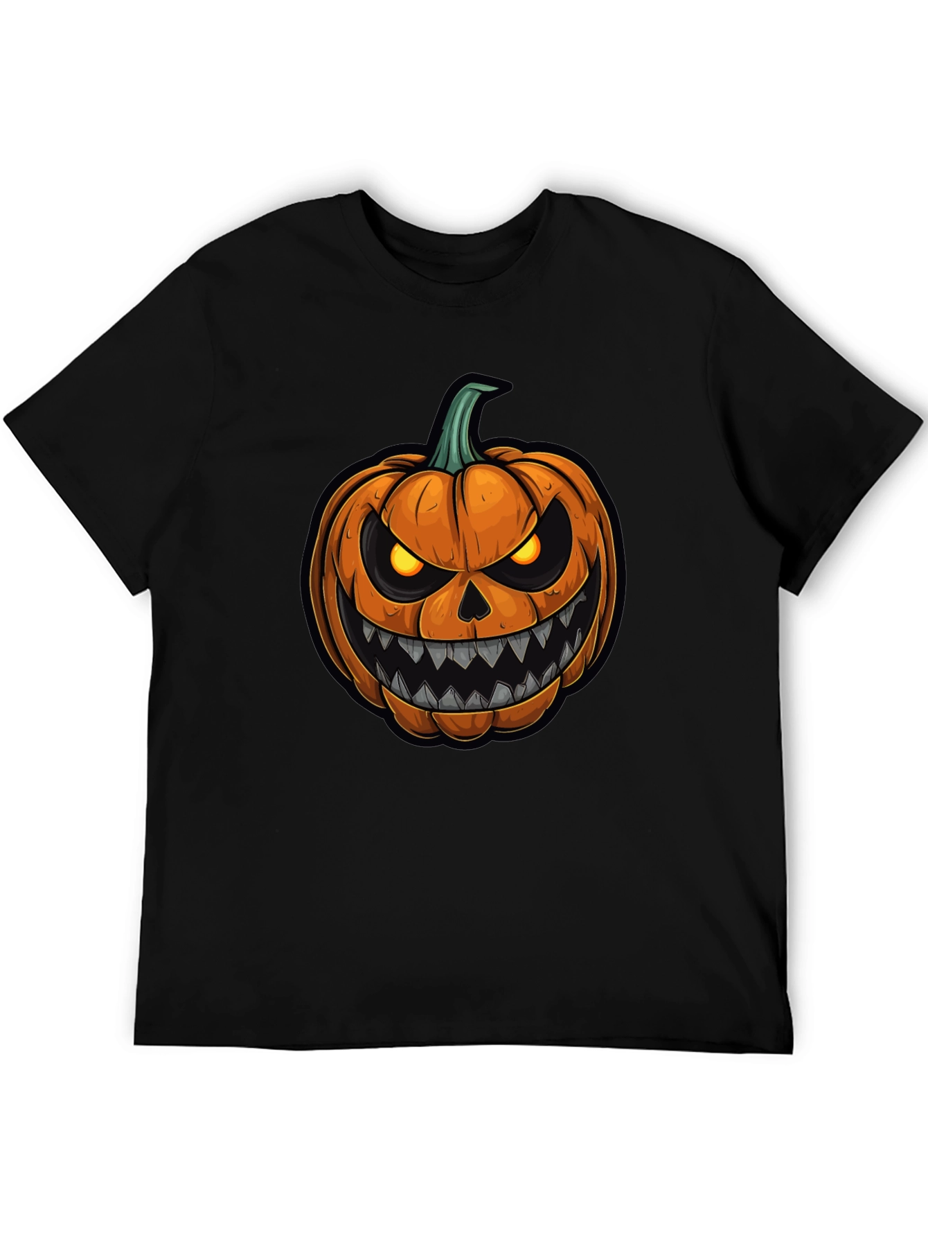 Halloween Pumpkin Graphic Tee - Spooky Season Shirt
