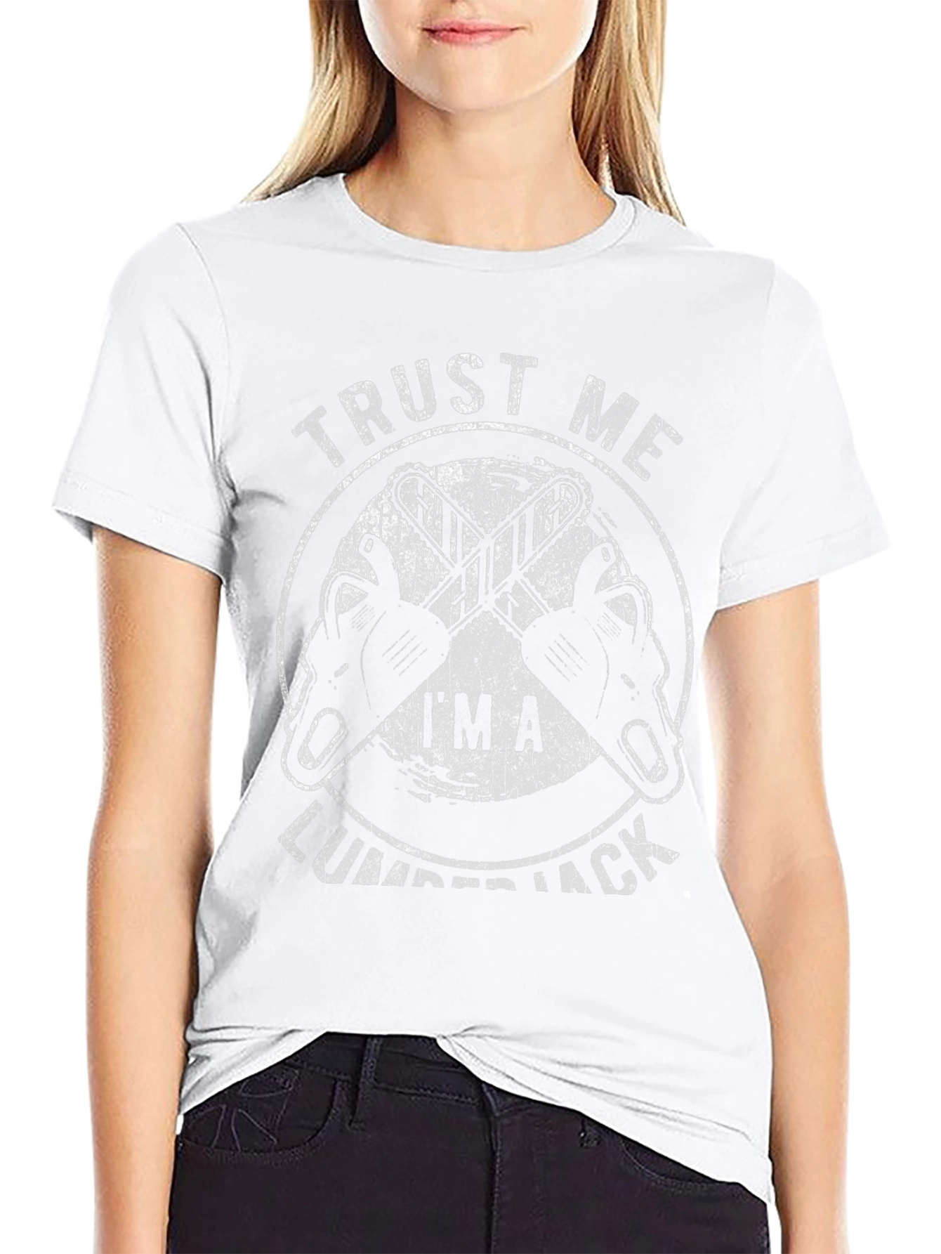 Trust Me Im A Lumberjack Graphic Tee - Black