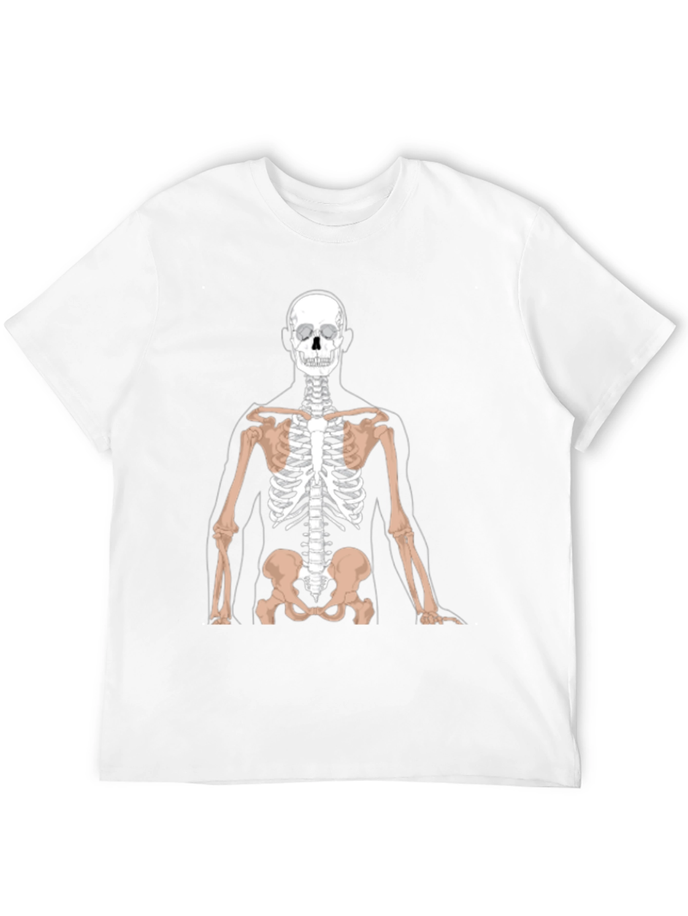 Anatomy Skeleton Graphic Black T-Shirt