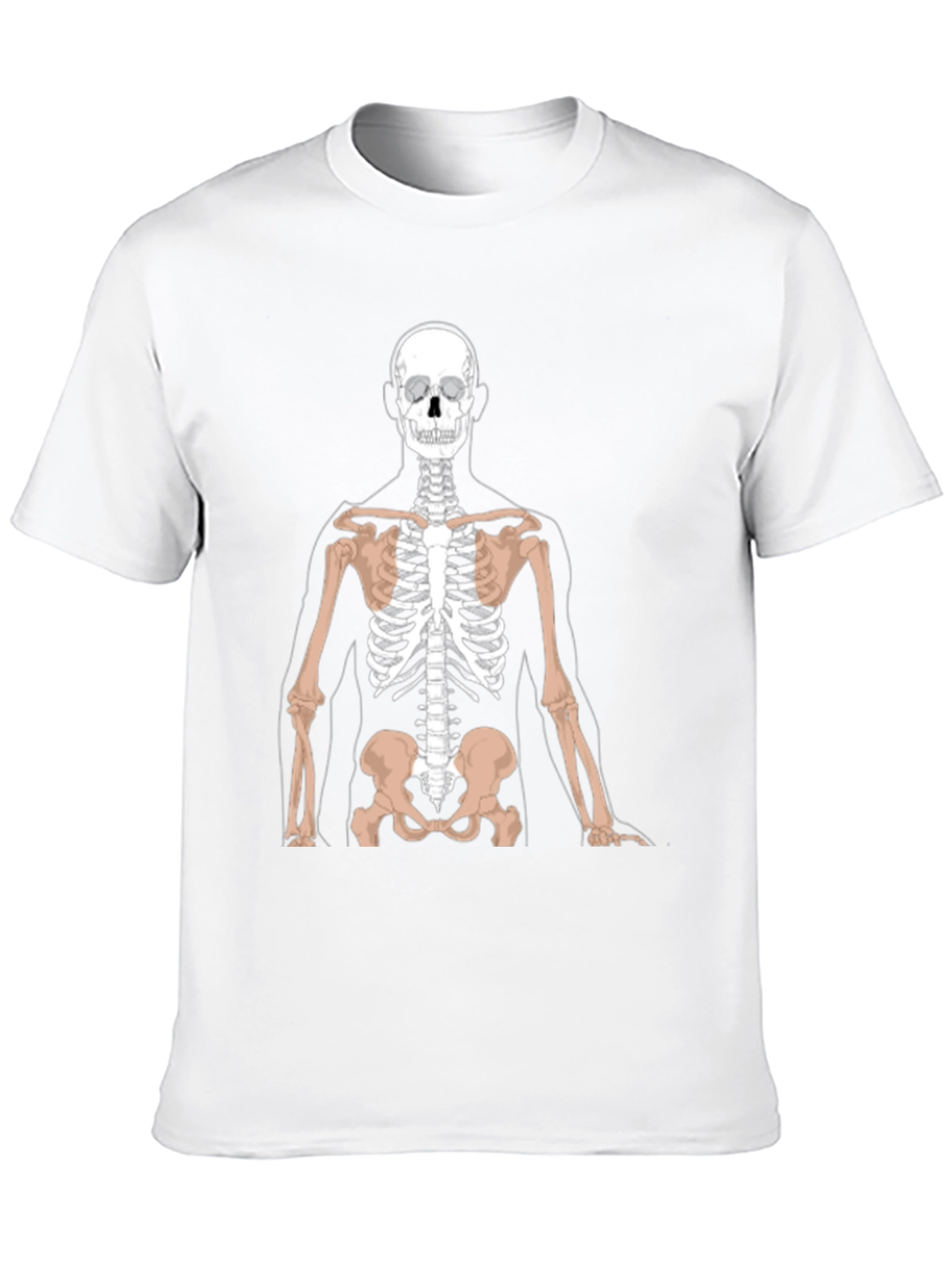 Anatomy Skeleton Graphic Black T-Shirt
