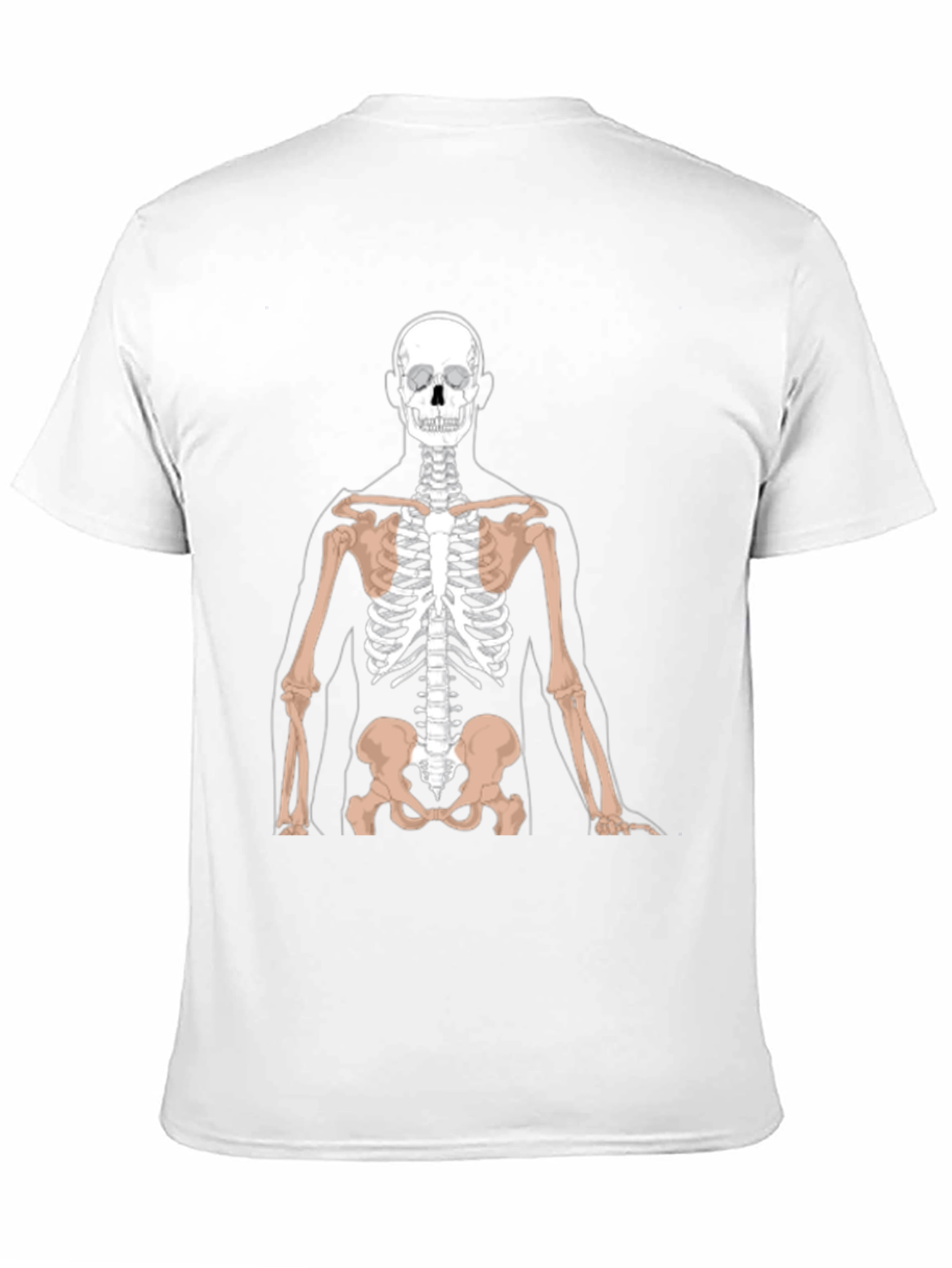 Anatomy Skeleton Graphic Black T-Shirt