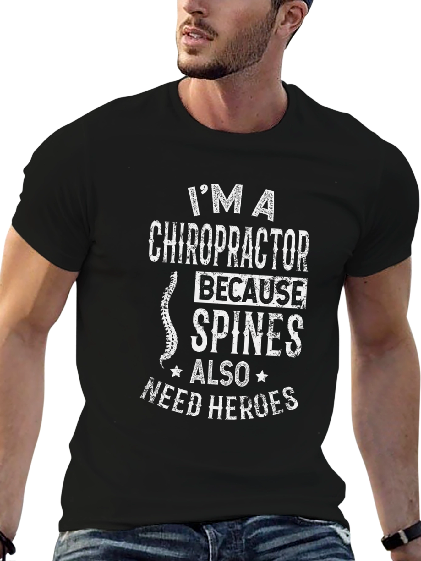 Chiropractor Hero T-Shirt - Spine Care