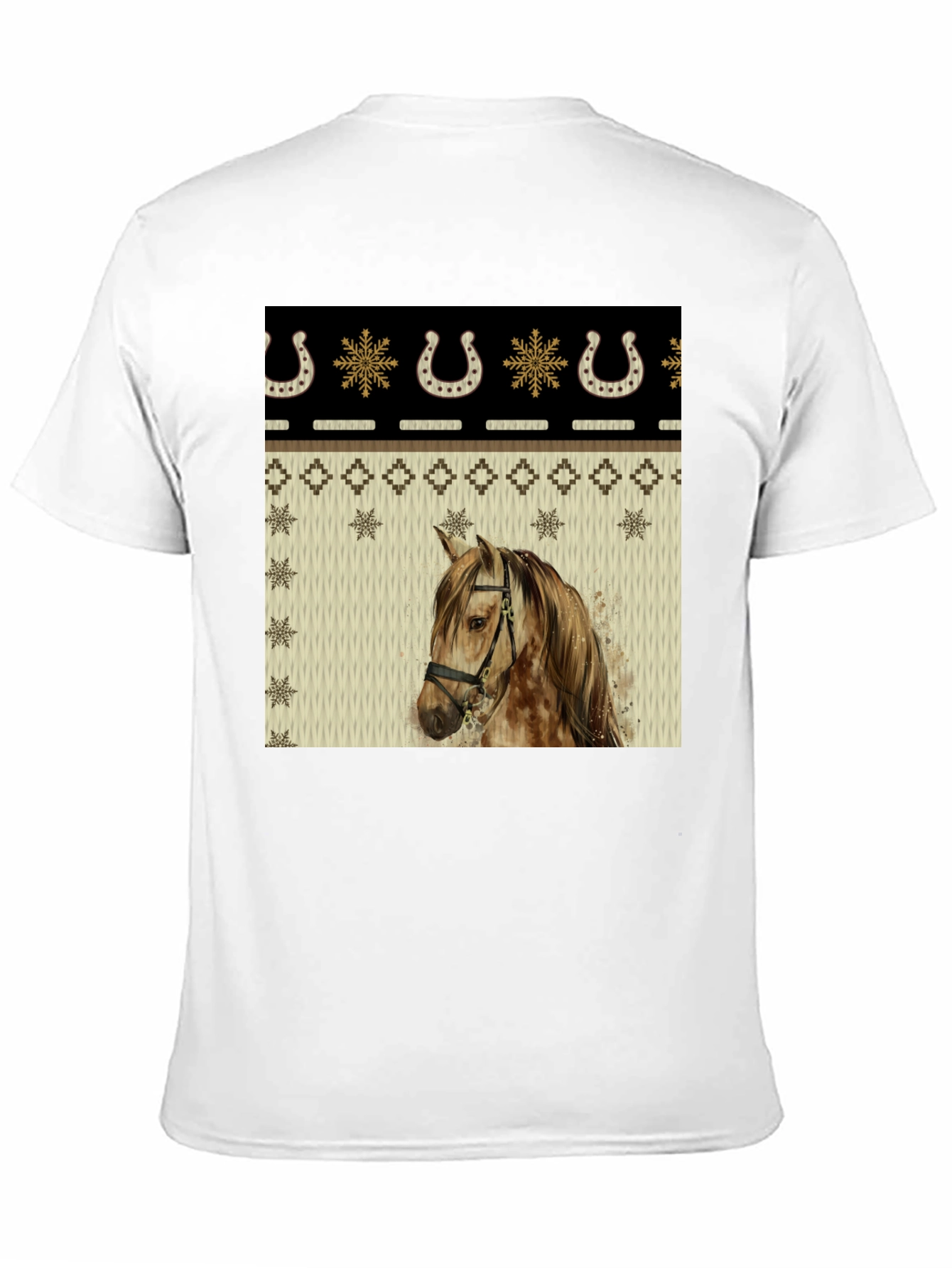 Horse & Horseshoe Holiday T-Shirt