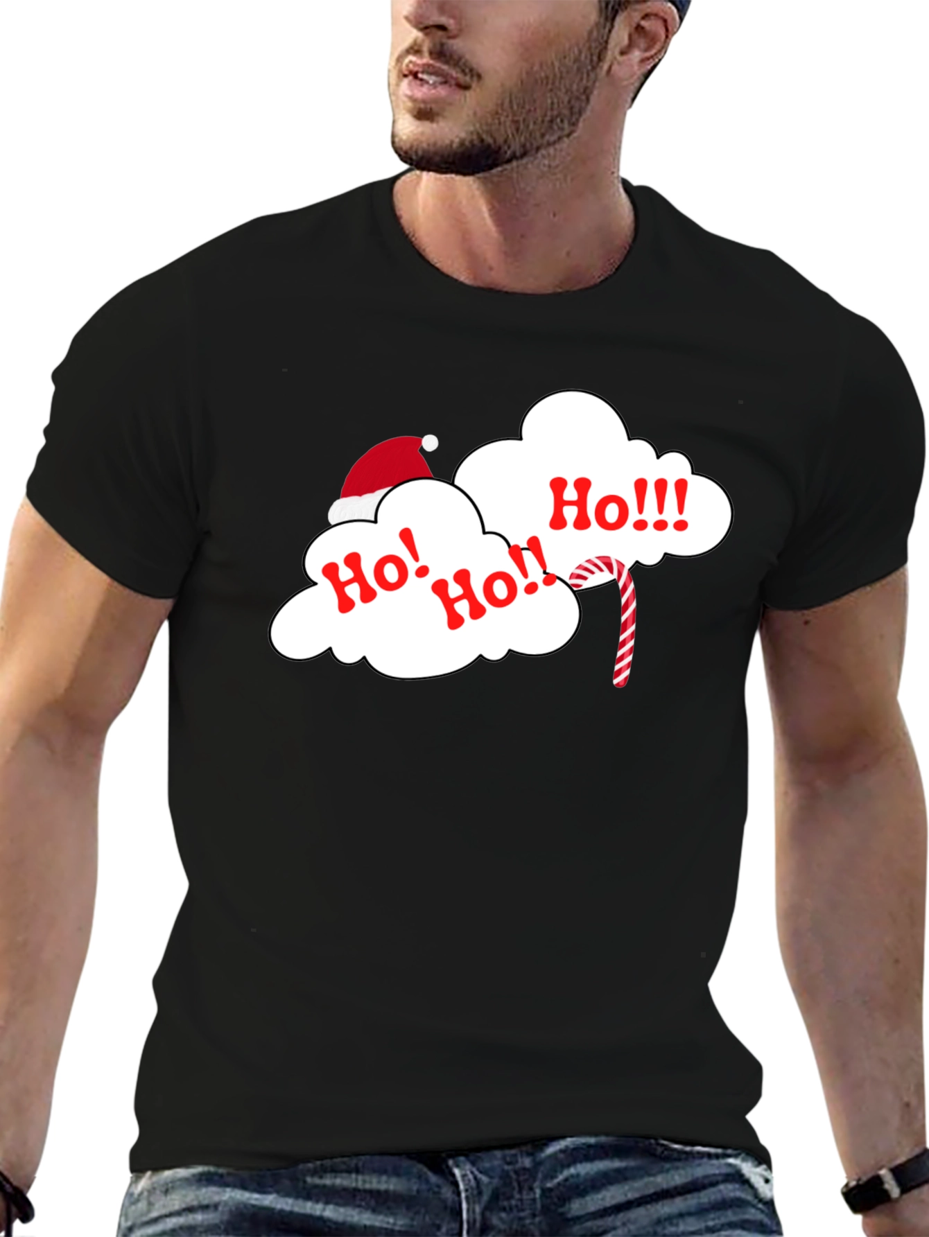Ho! Ho! Christmas Graphic T-Shirt
