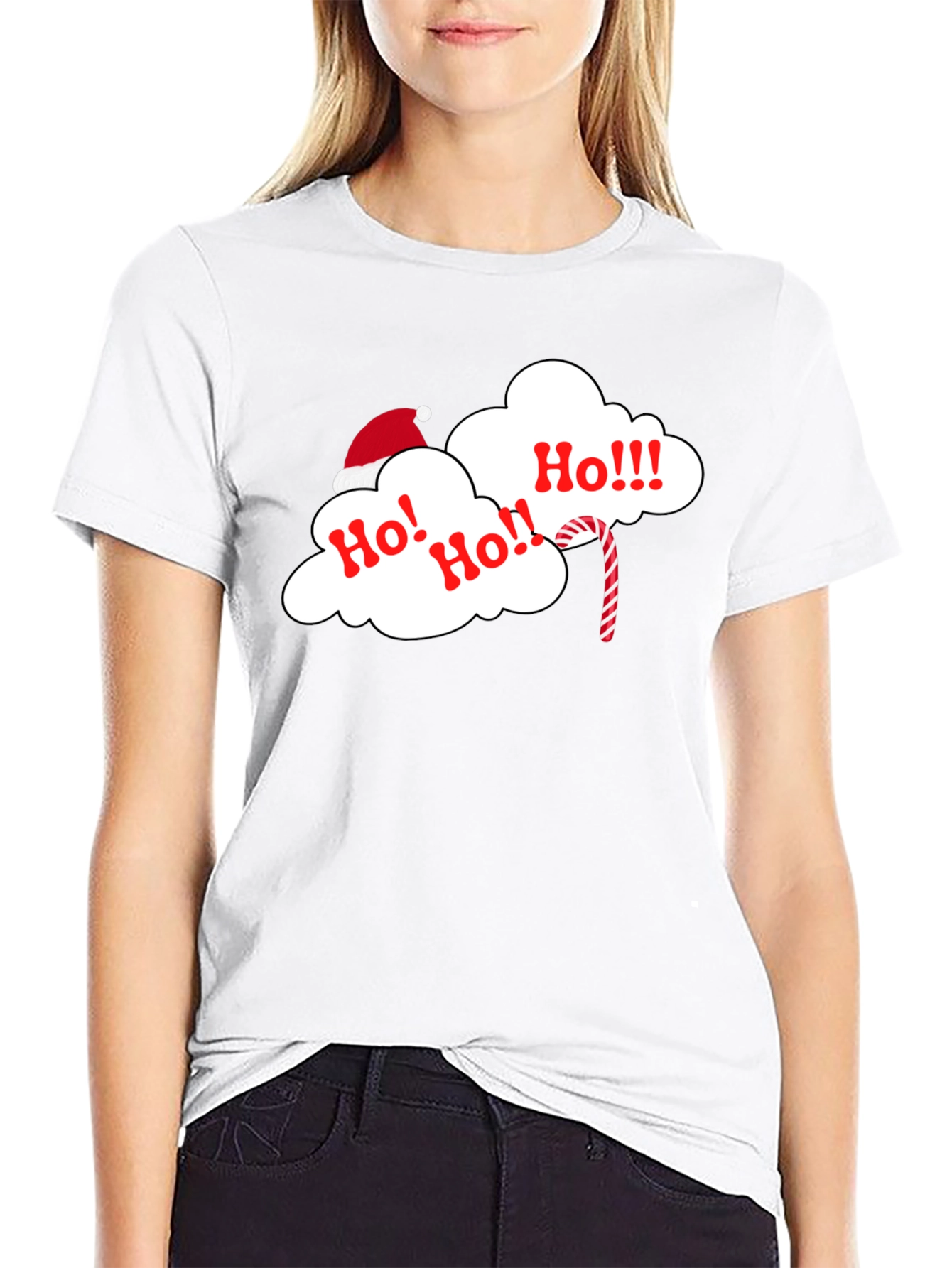 Ho! Ho! Christmas Graphic T-Shirt