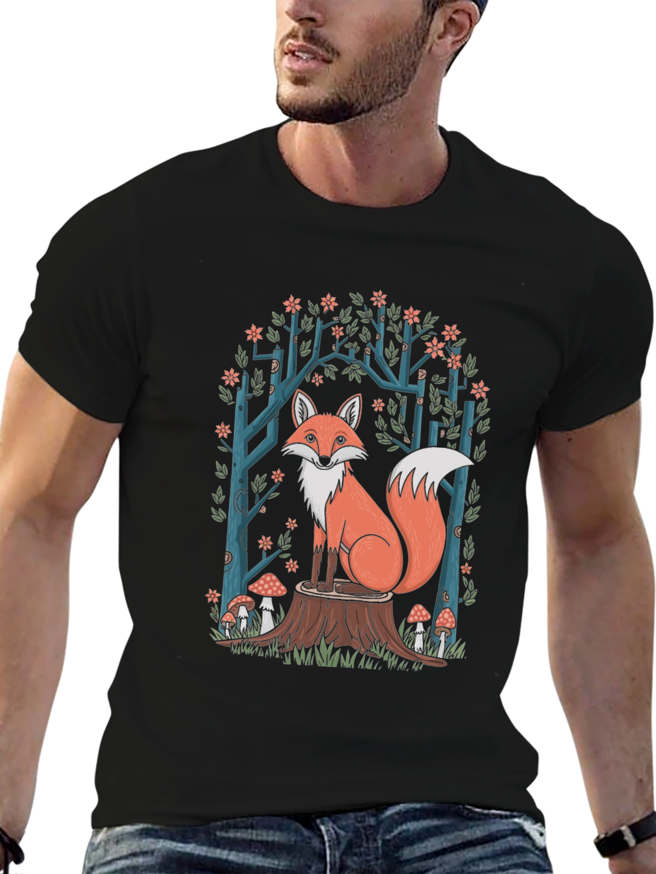Fox in Woods Graphic Tee