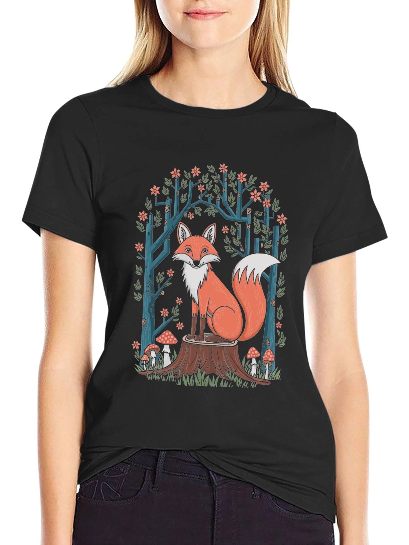 Fox in Woods Graphic Tee