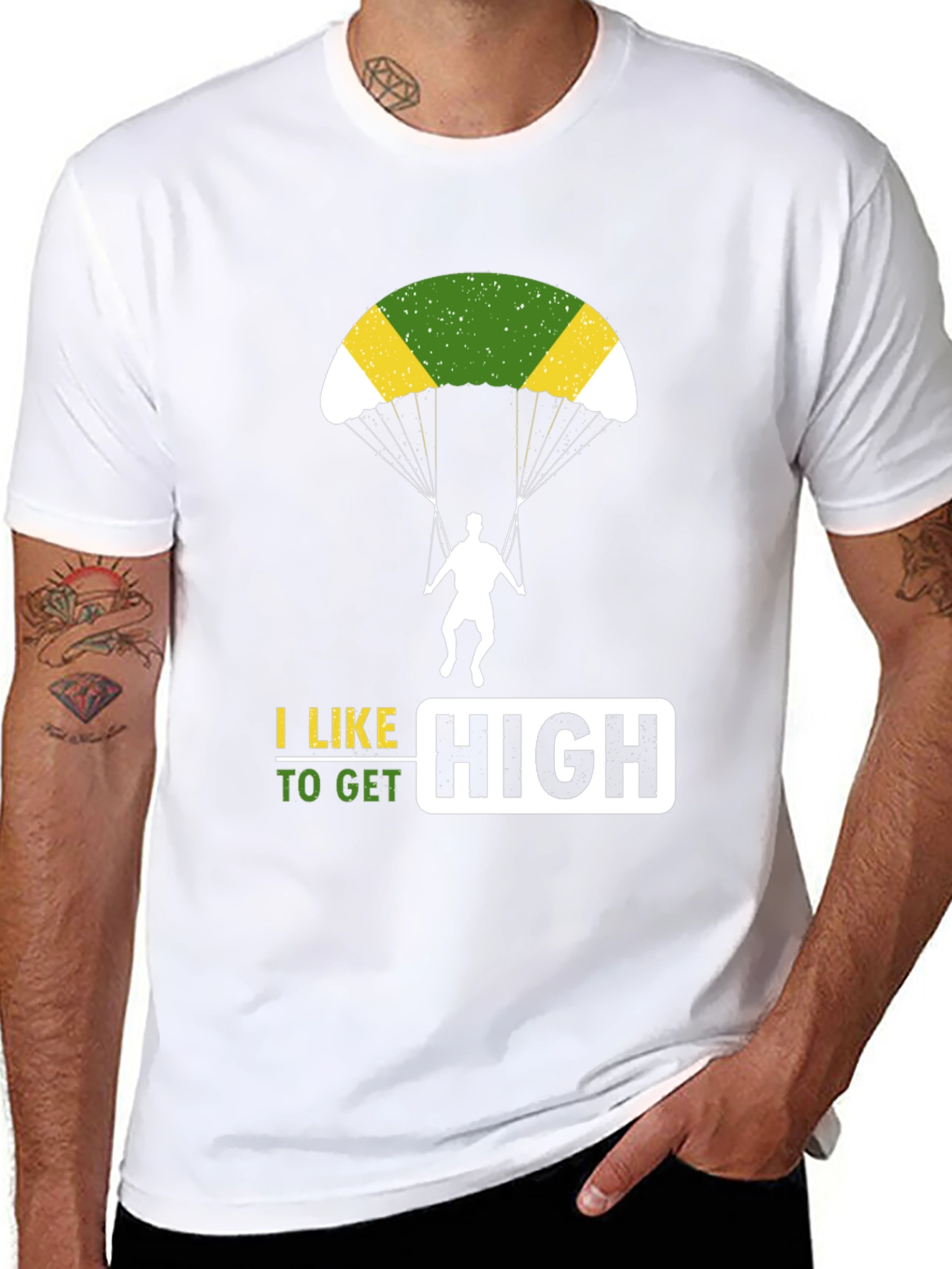 I Like To Get High Parachute T-Shirt