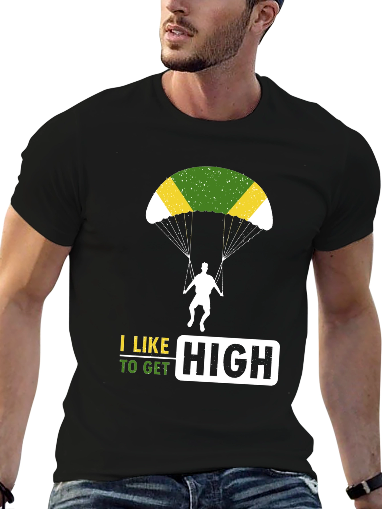 I Like To Get High Parachute T-Shirt