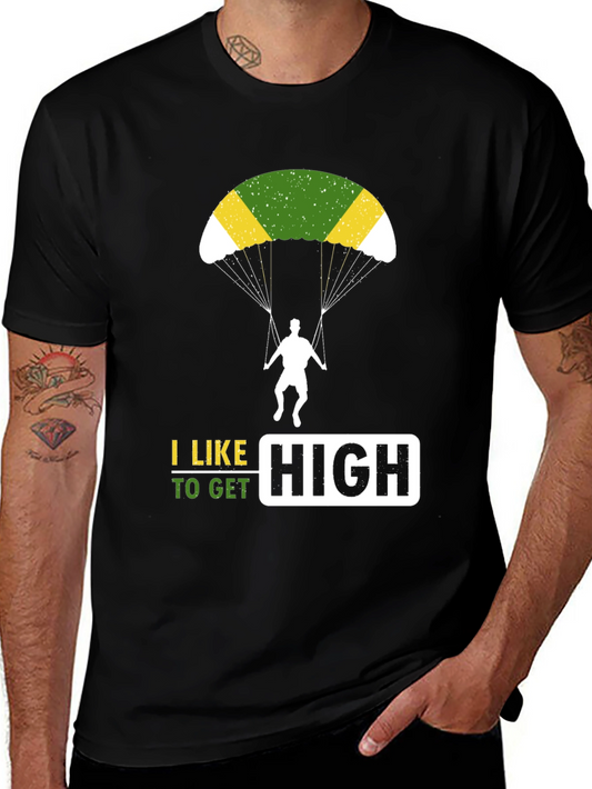 I Like To Get High Parachute T-Shirt