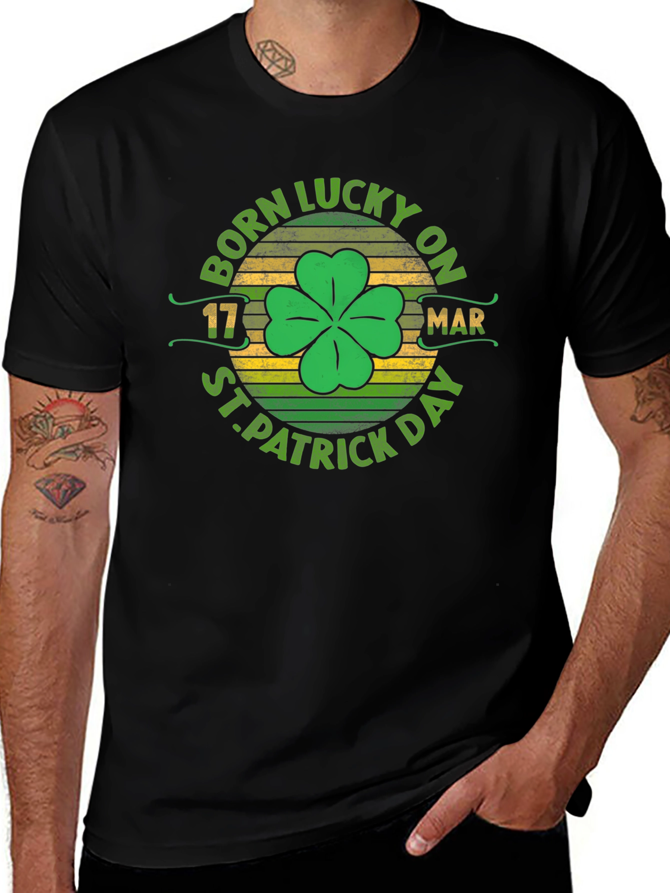 Lucky St. Patricks Day Shamrock T-Shirt