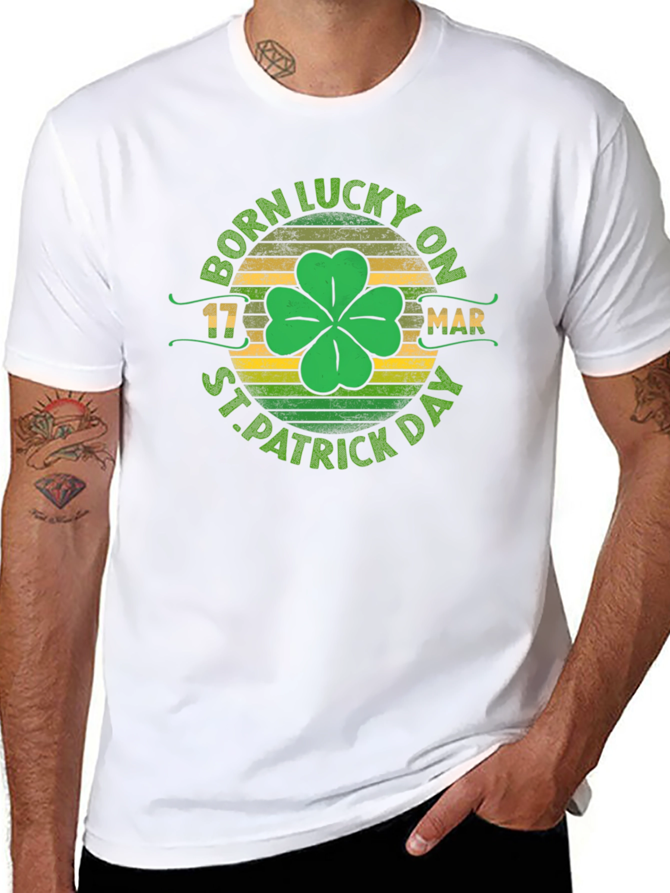 Lucky St. Patricks Day Shamrock T-Shirt