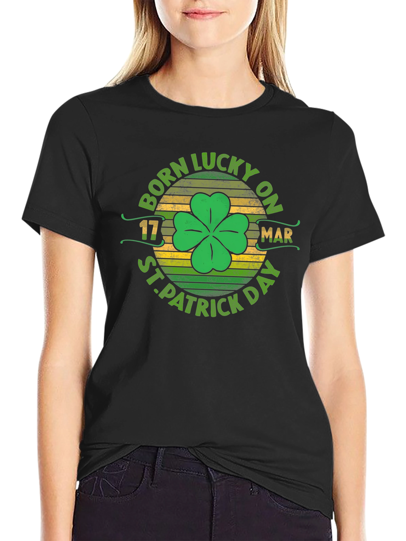 Lucky St. Patricks Day Shamrock T-Shirt