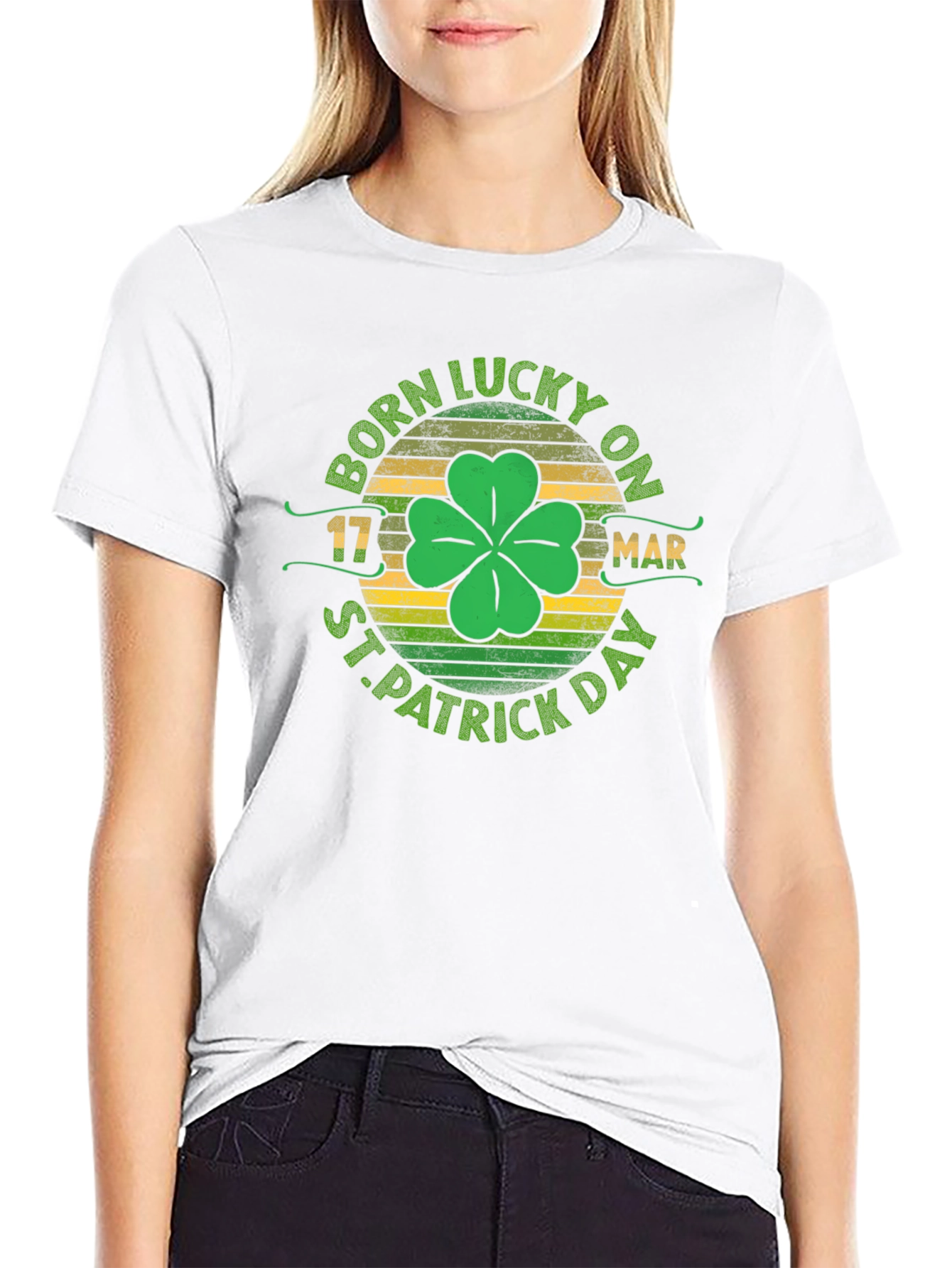 Lucky St. Patricks Day Shamrock T-Shirt
