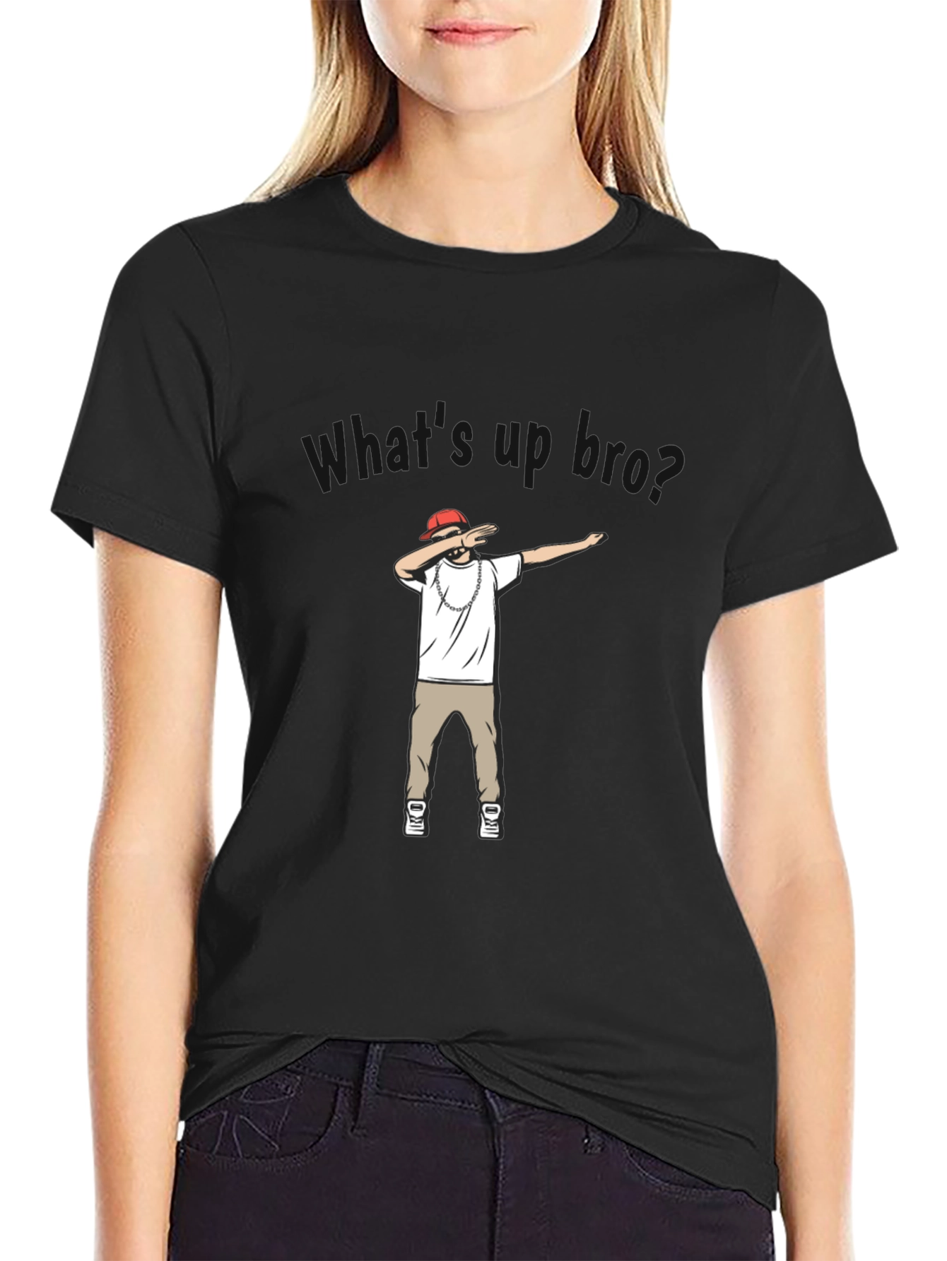 Dabbing Hip Hop Graphic Tee - Cool & Trendy!