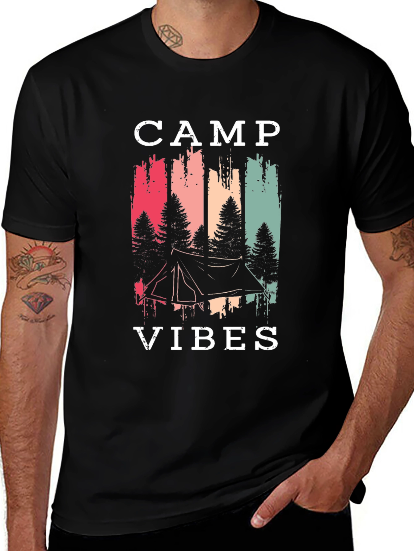 Camp Vibes T-Shirt - Camping Adventure Tee