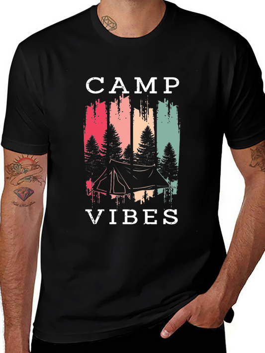 Camp Vibes T-Shirt - Camping Adventure Tee