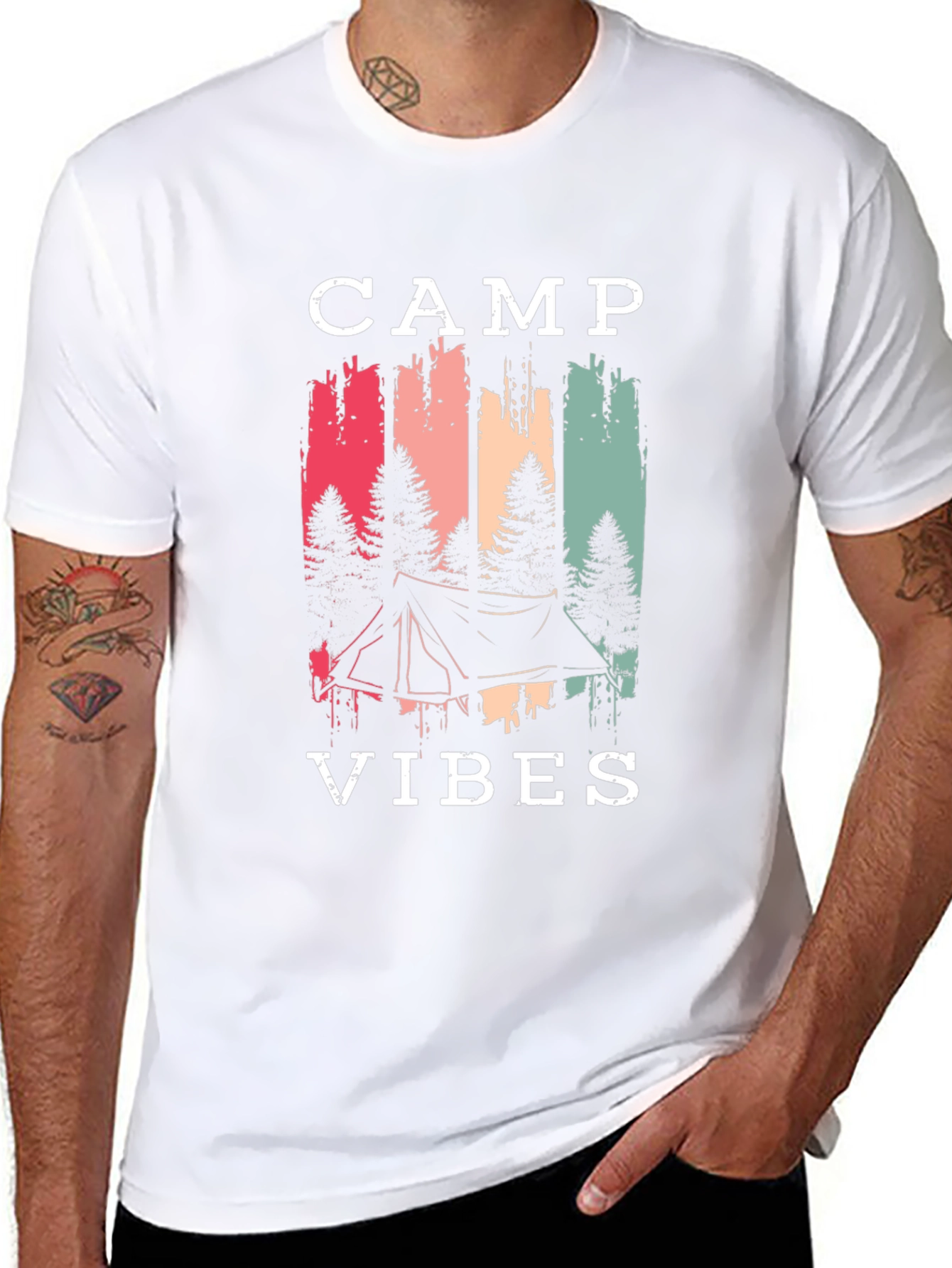 Camp Vibes T-Shirt - Camping Adventure Tee