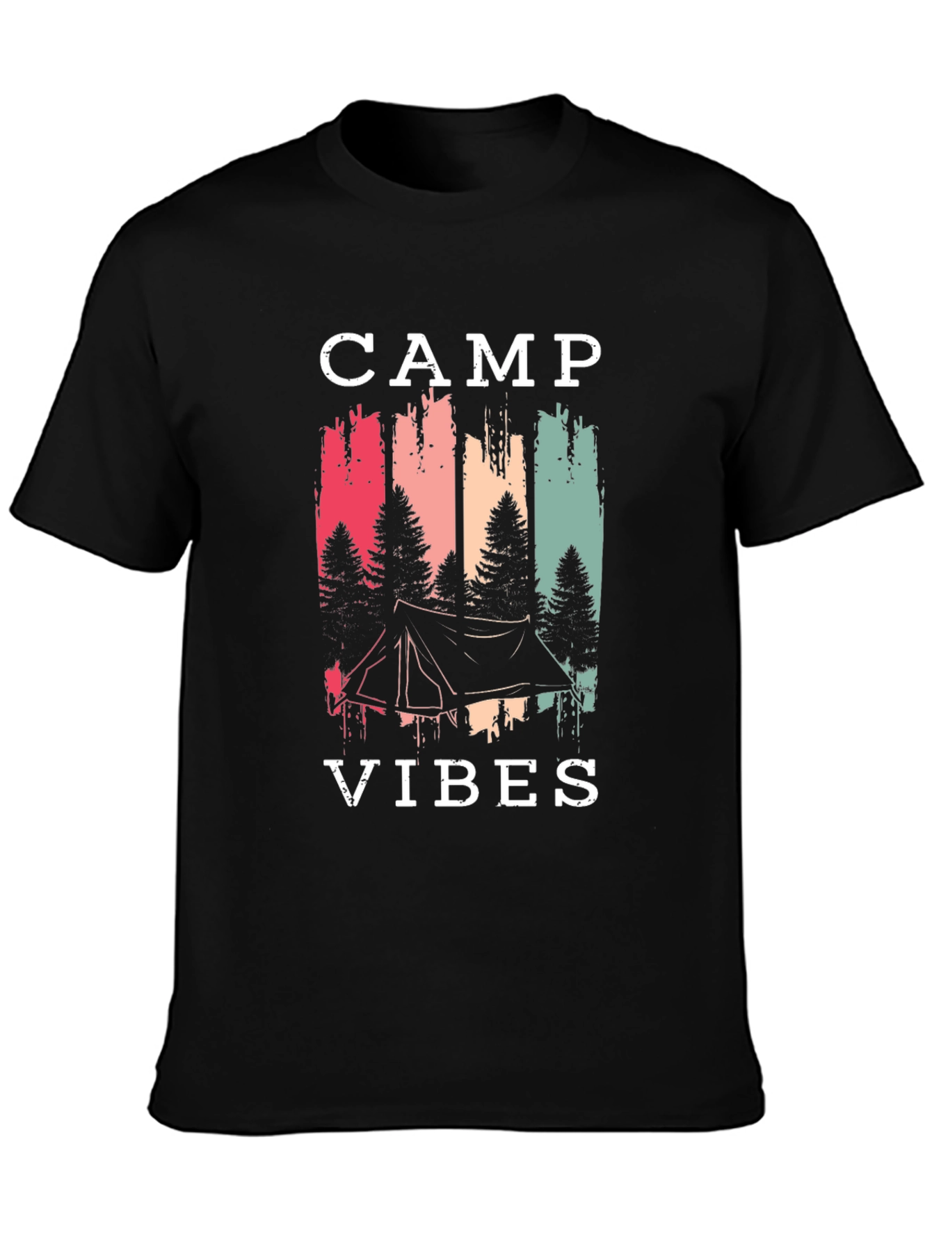 Camp Vibes T-Shirt - Camping Adventure Tee