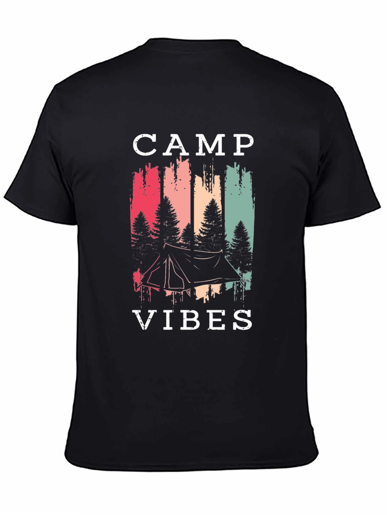 Camp Vibes T-Shirt - Camping Adventure Tee