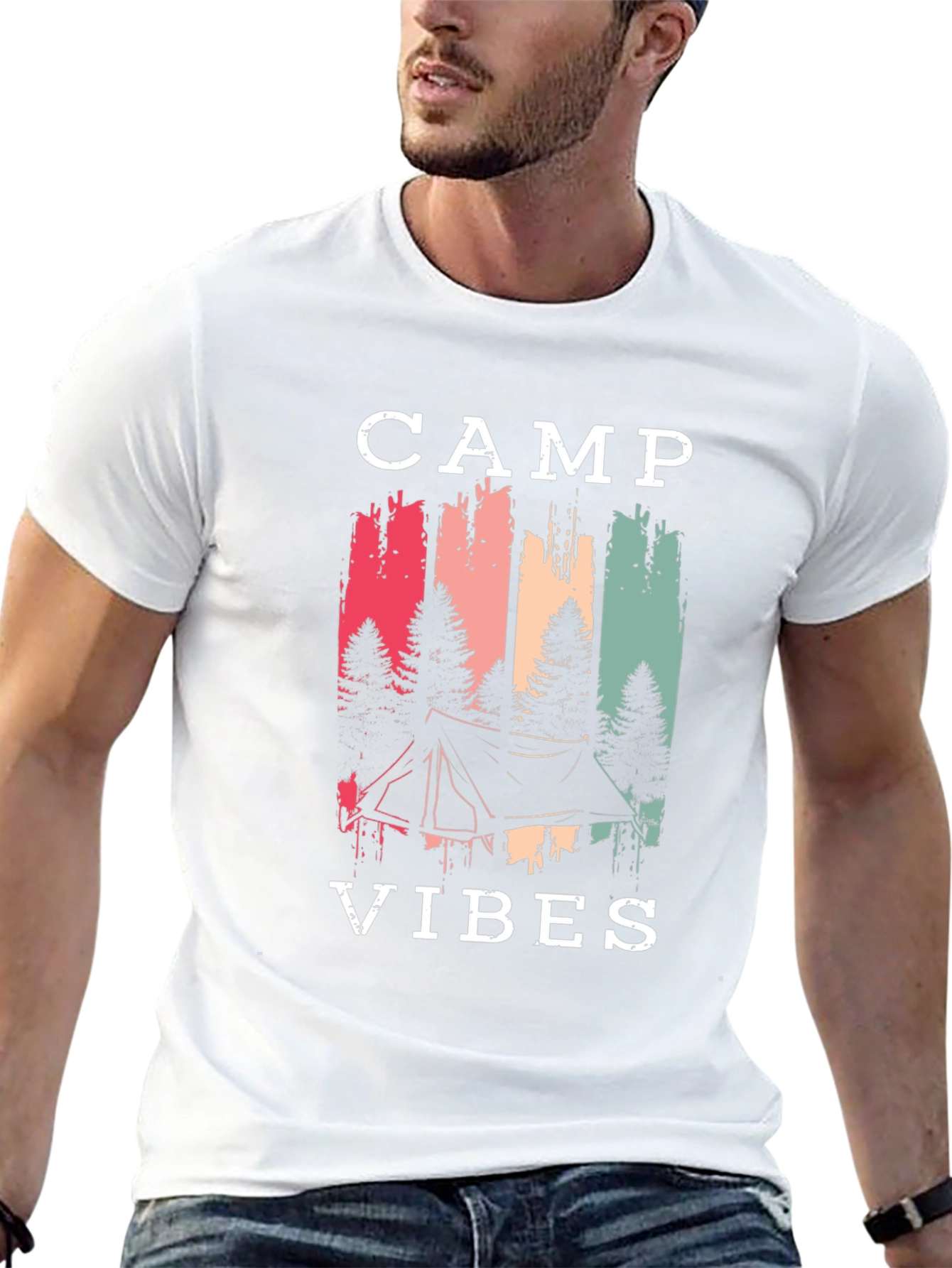 Camp Vibes T-Shirt - Camping Adventure Tee