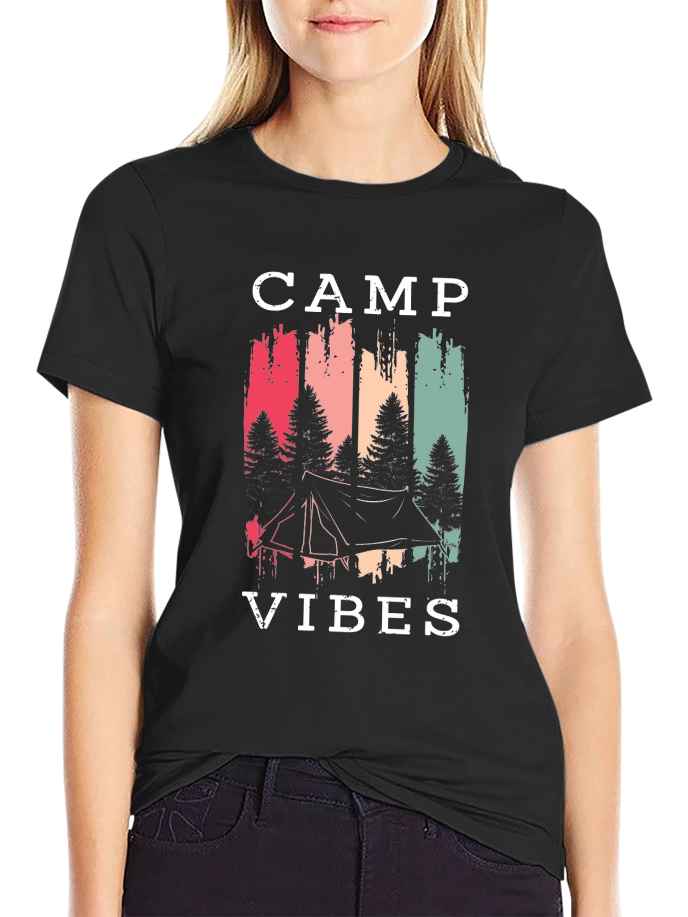 Camp Vibes T-Shirt - Camping Adventure Tee
