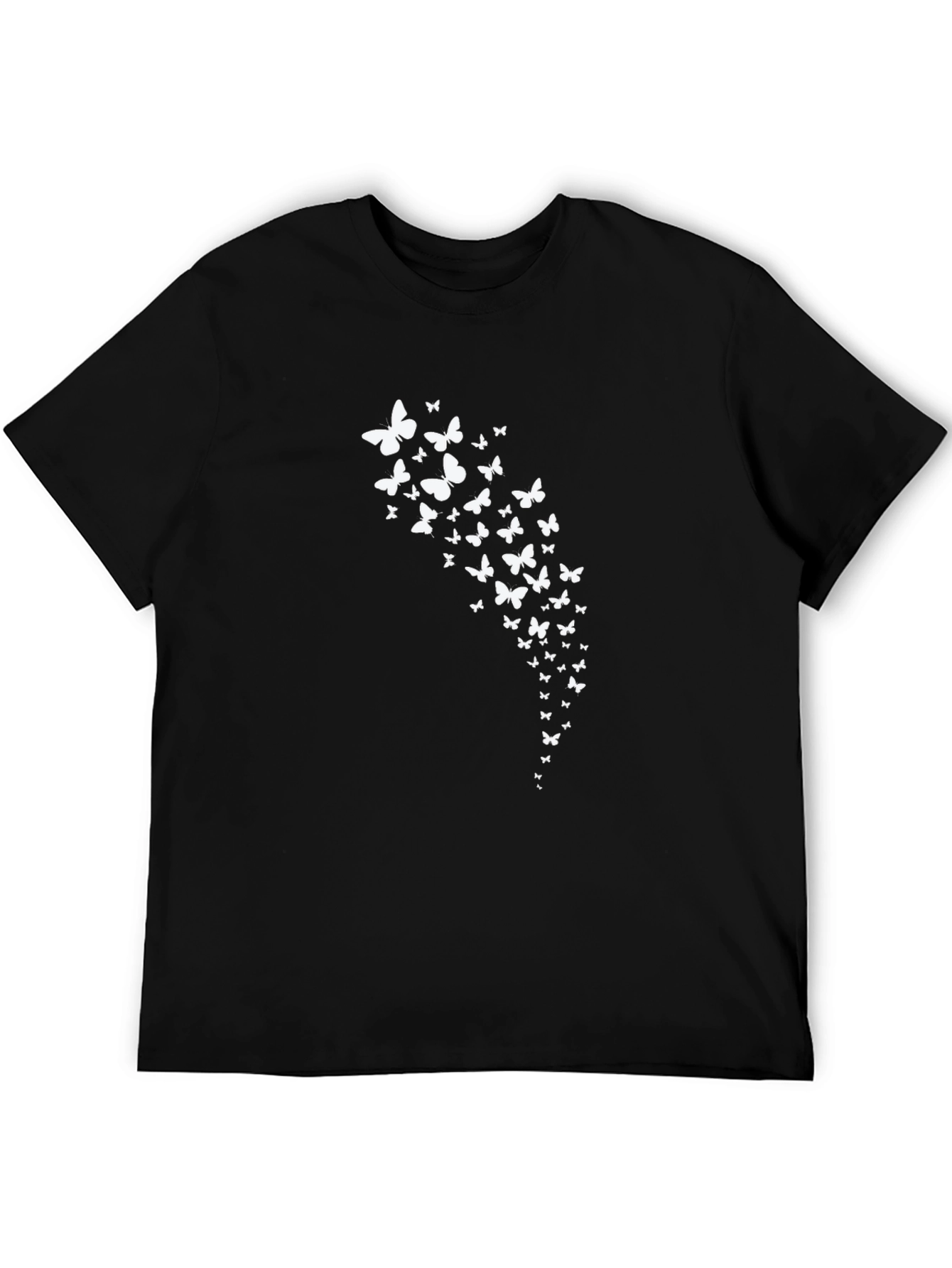 Butterfly Flight Black T-Shirt