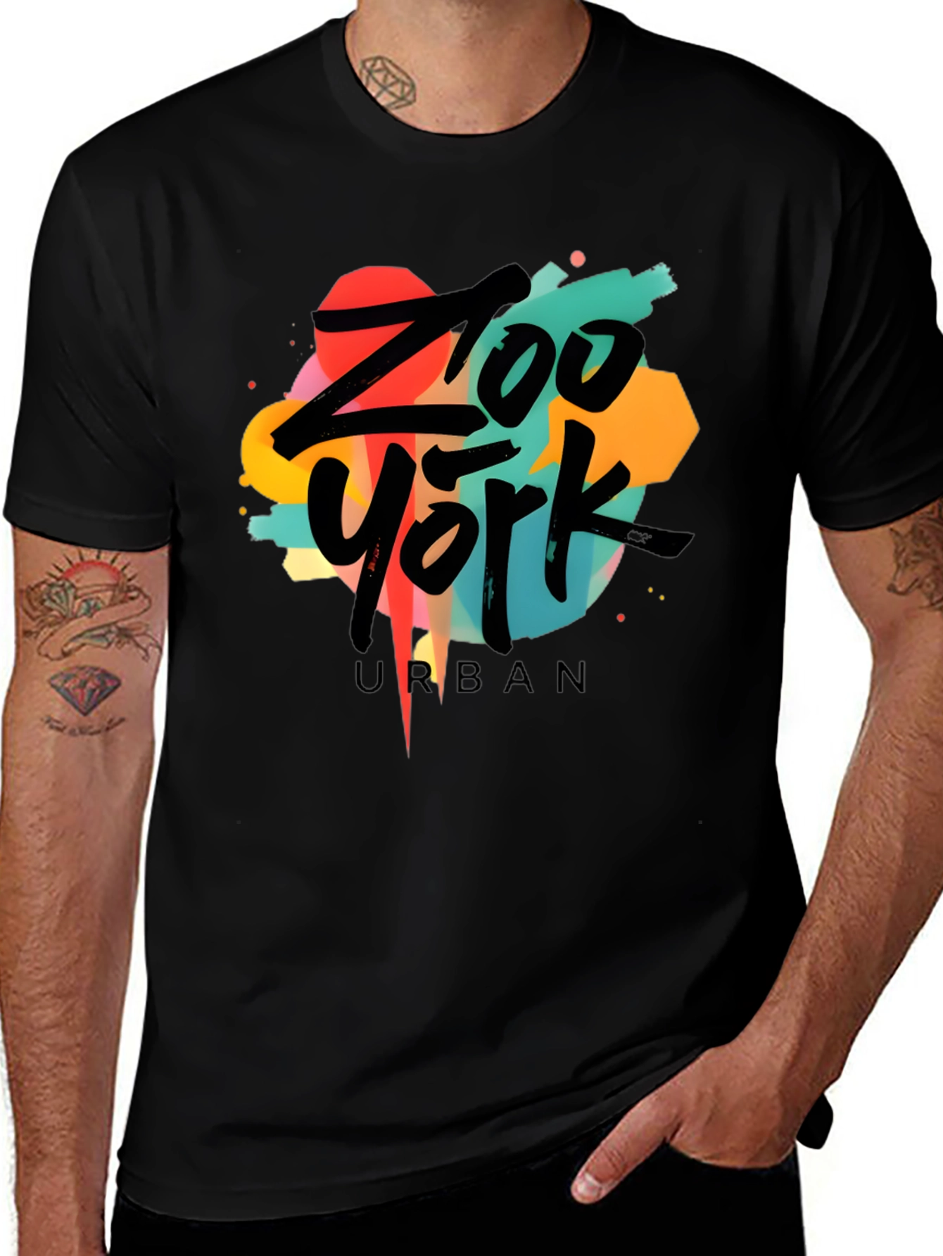 Zoo York Urban Black Graphic T-Shirt