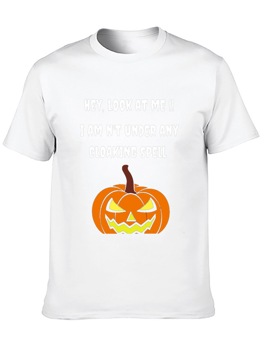 Halloween Pumpkin Cloaking Spell T-Shirt