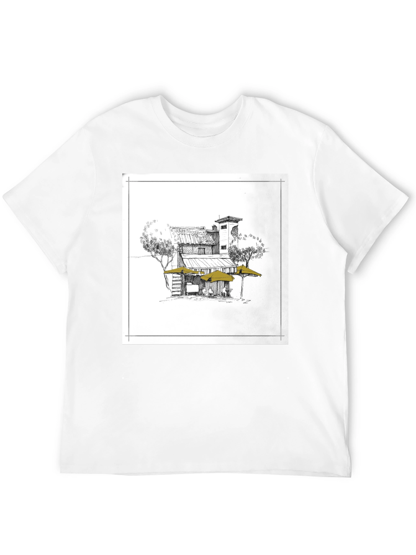 Artisan Sketch Graphic Tee - Casual Style