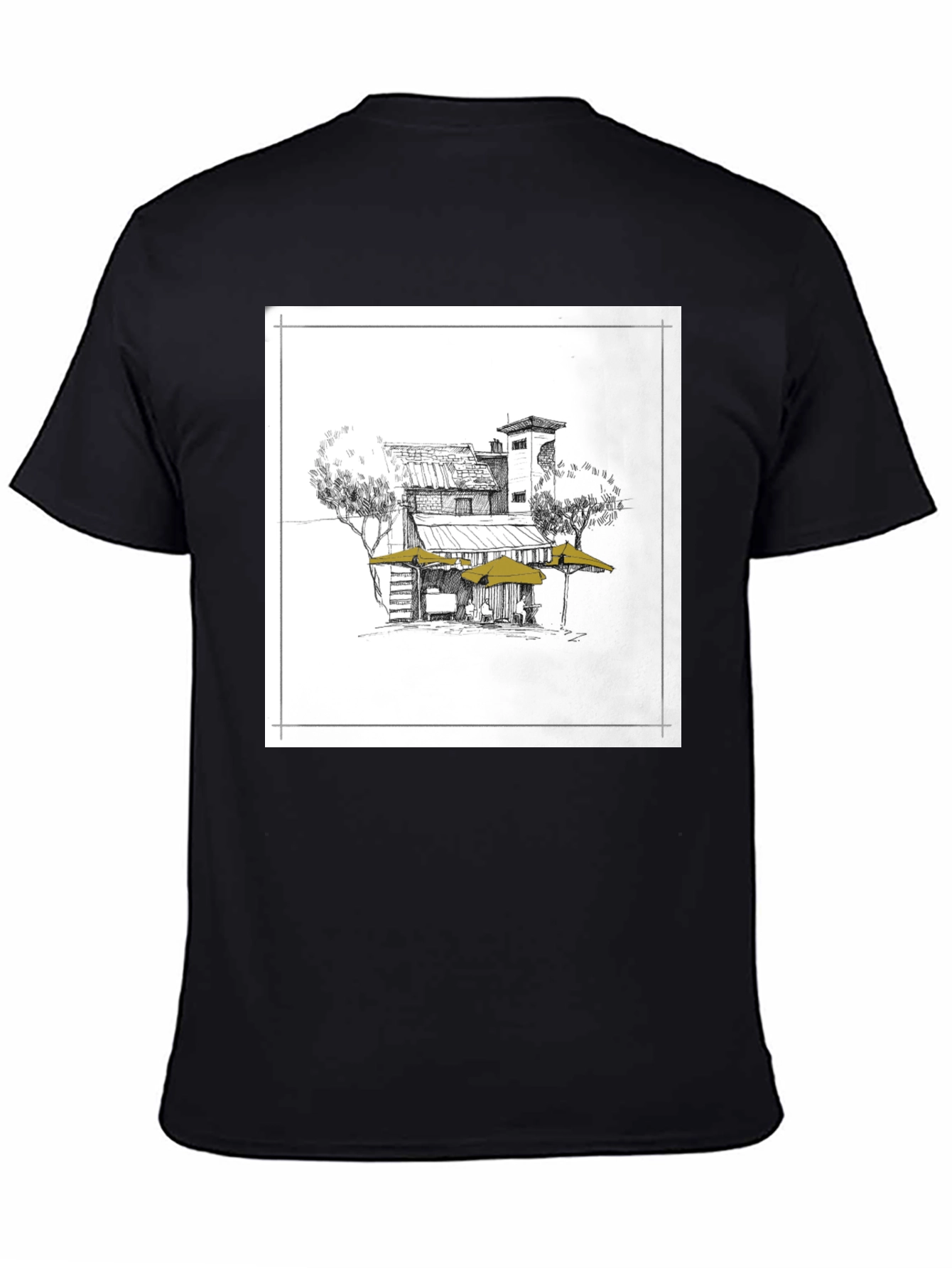Artisan Sketch Graphic Tee - Casual Style