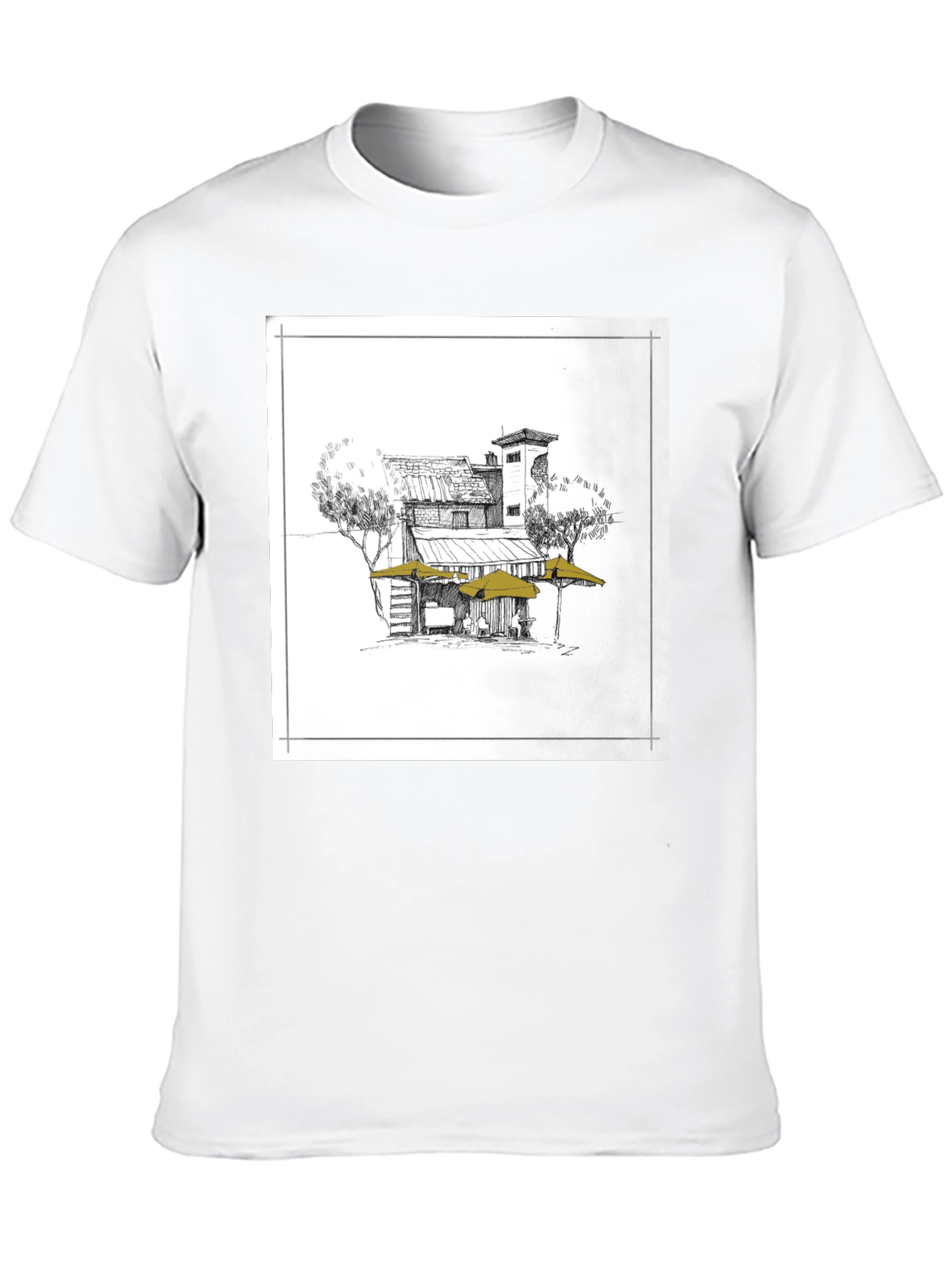 Artisan Sketch Graphic Tee - Casual Style