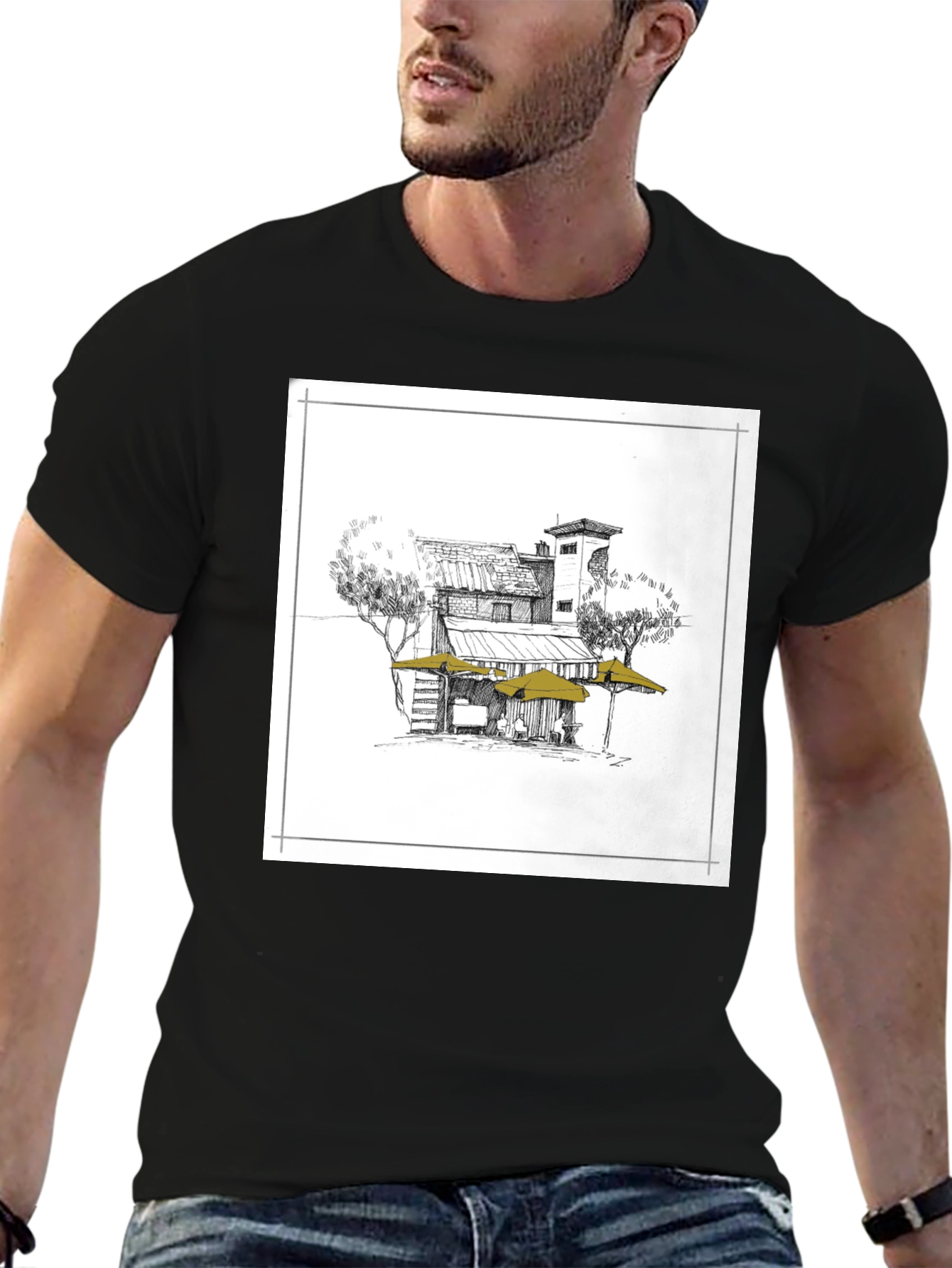 Artisan Sketch Graphic Tee - Casual Style