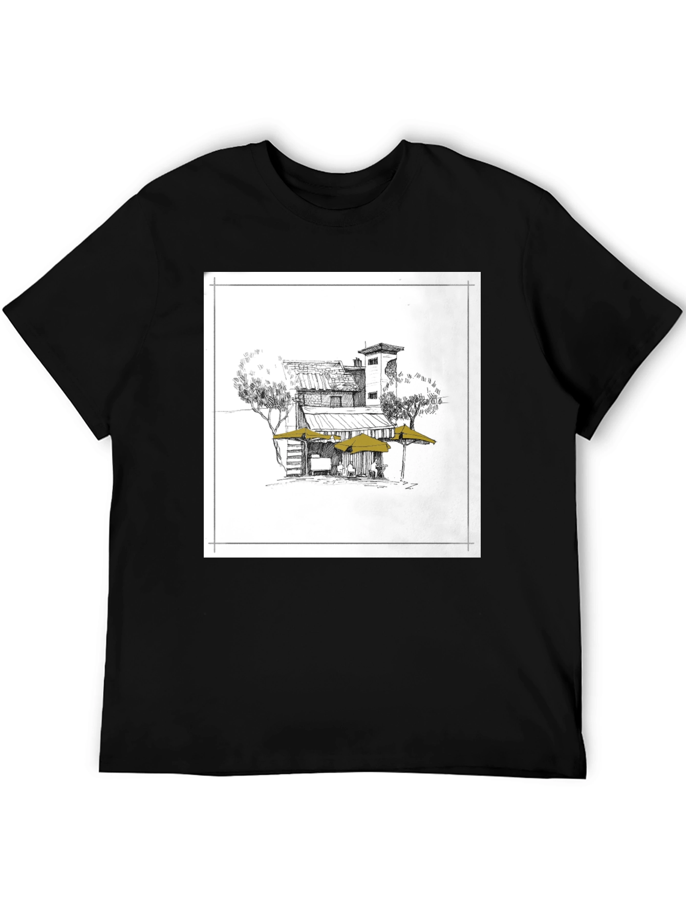 Artisan Sketch Graphic Tee - Casual Style