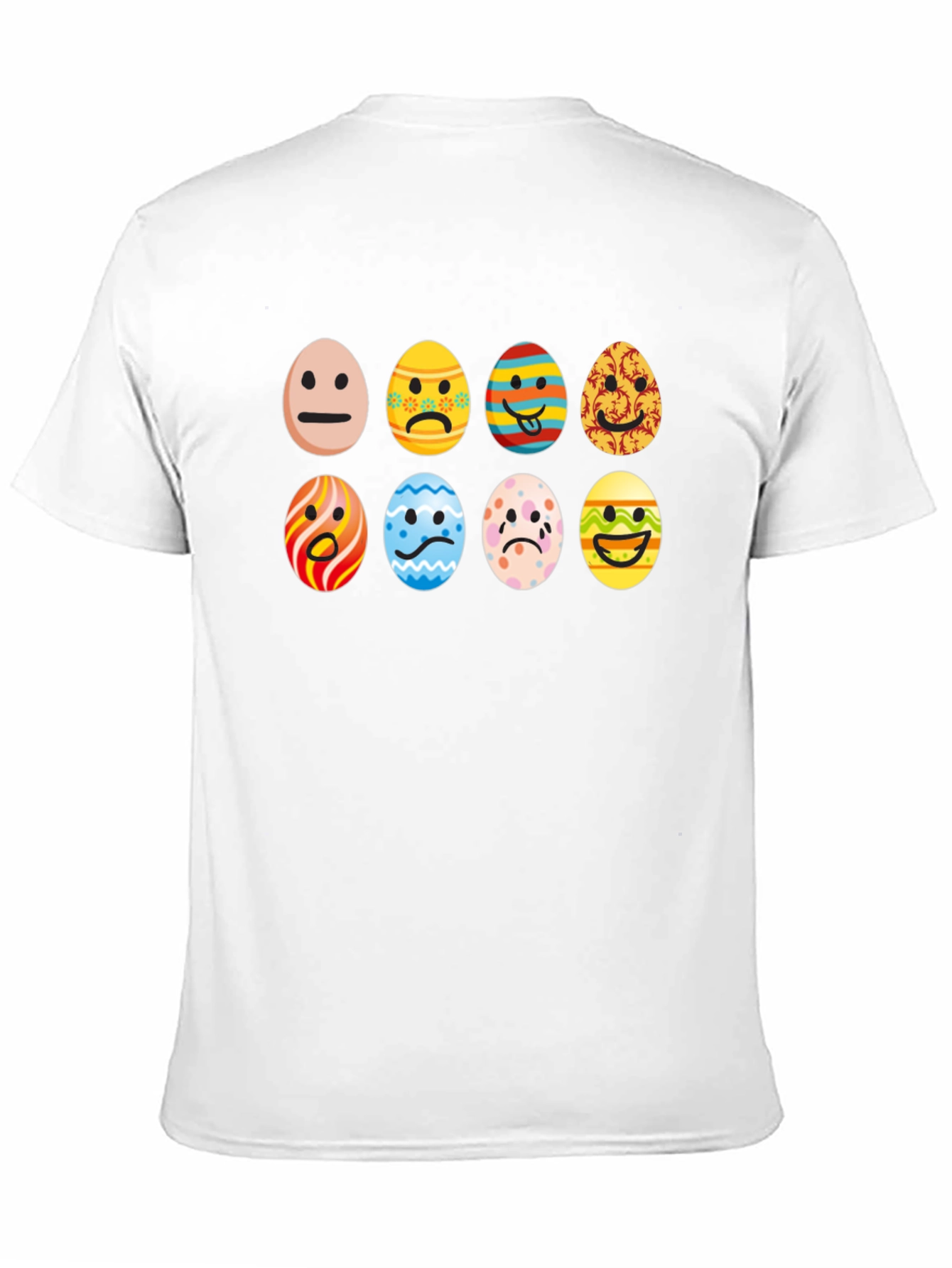 Easter Emoji Egg Black T-Shirt
