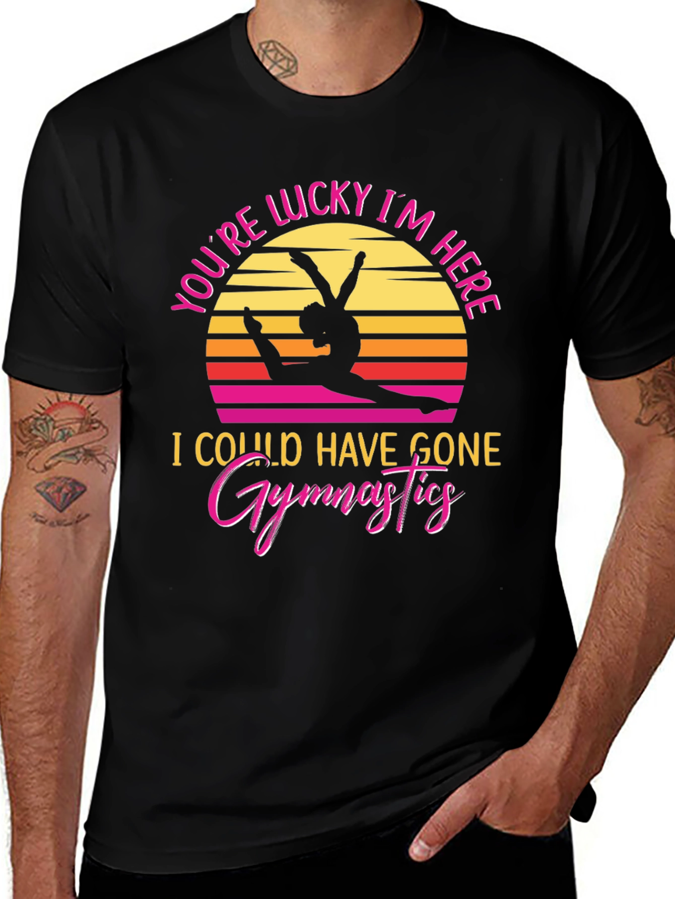 Lucky Gymnast Graphic T-Shirt