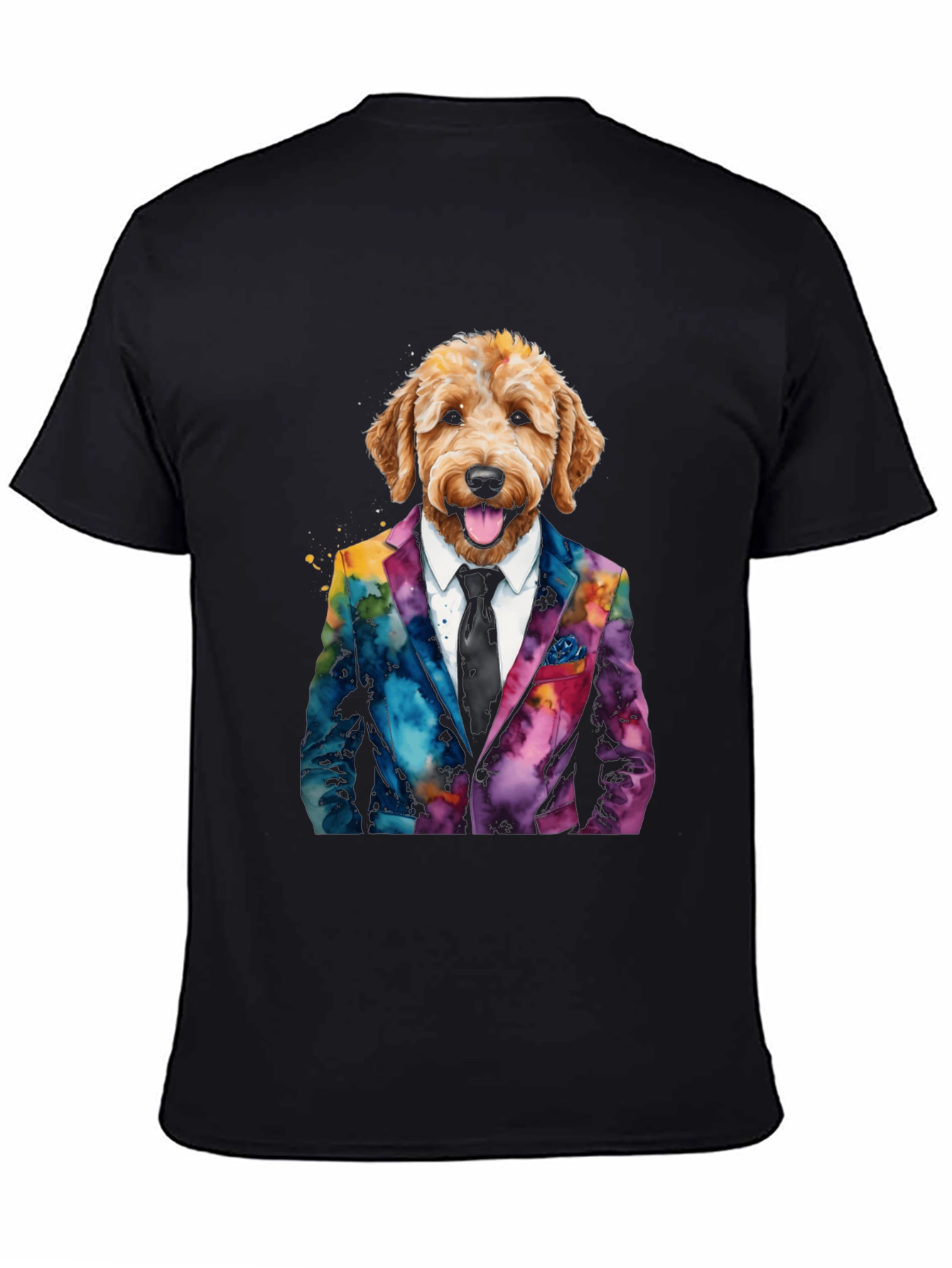 Dog in Suit Graphic T-Shirt
