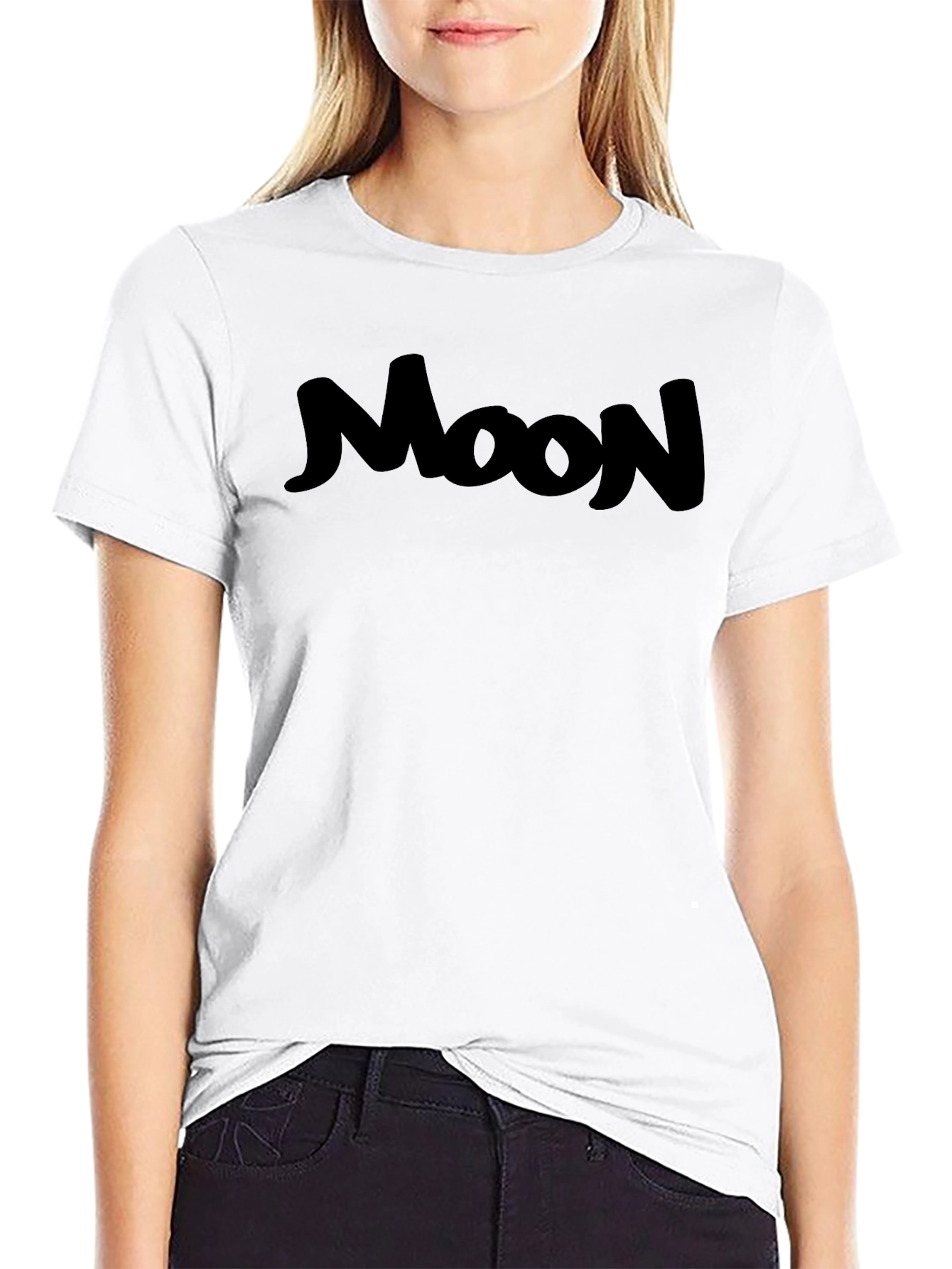 Black Moon Graphic T-Shirt - Casual Style