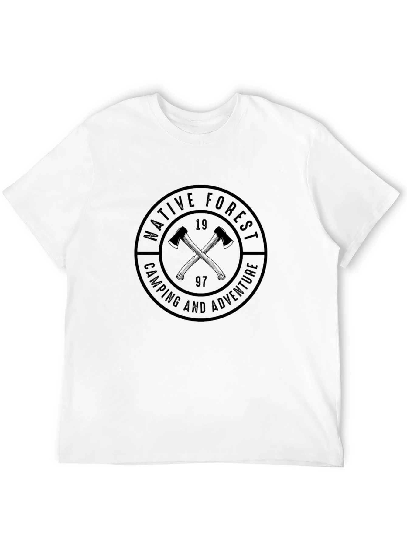 Native Forest Camping Adventure Graphic Tee