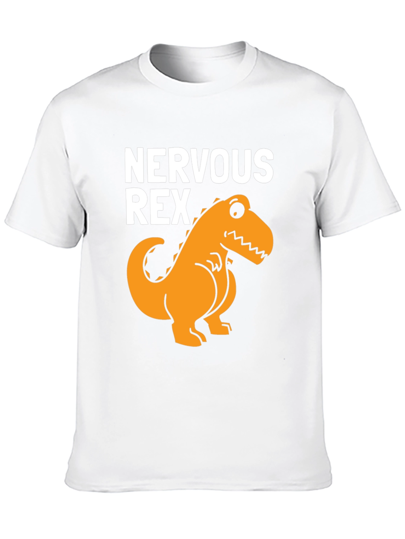 Nervous Rex T-Shirt - Funny Dinosaur Tee