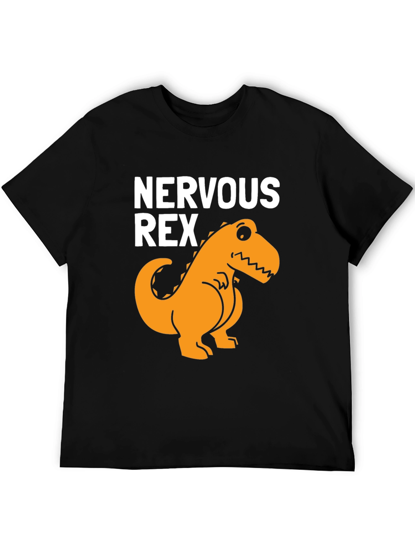Nervous Rex T-Shirt - Funny Dinosaur Tee