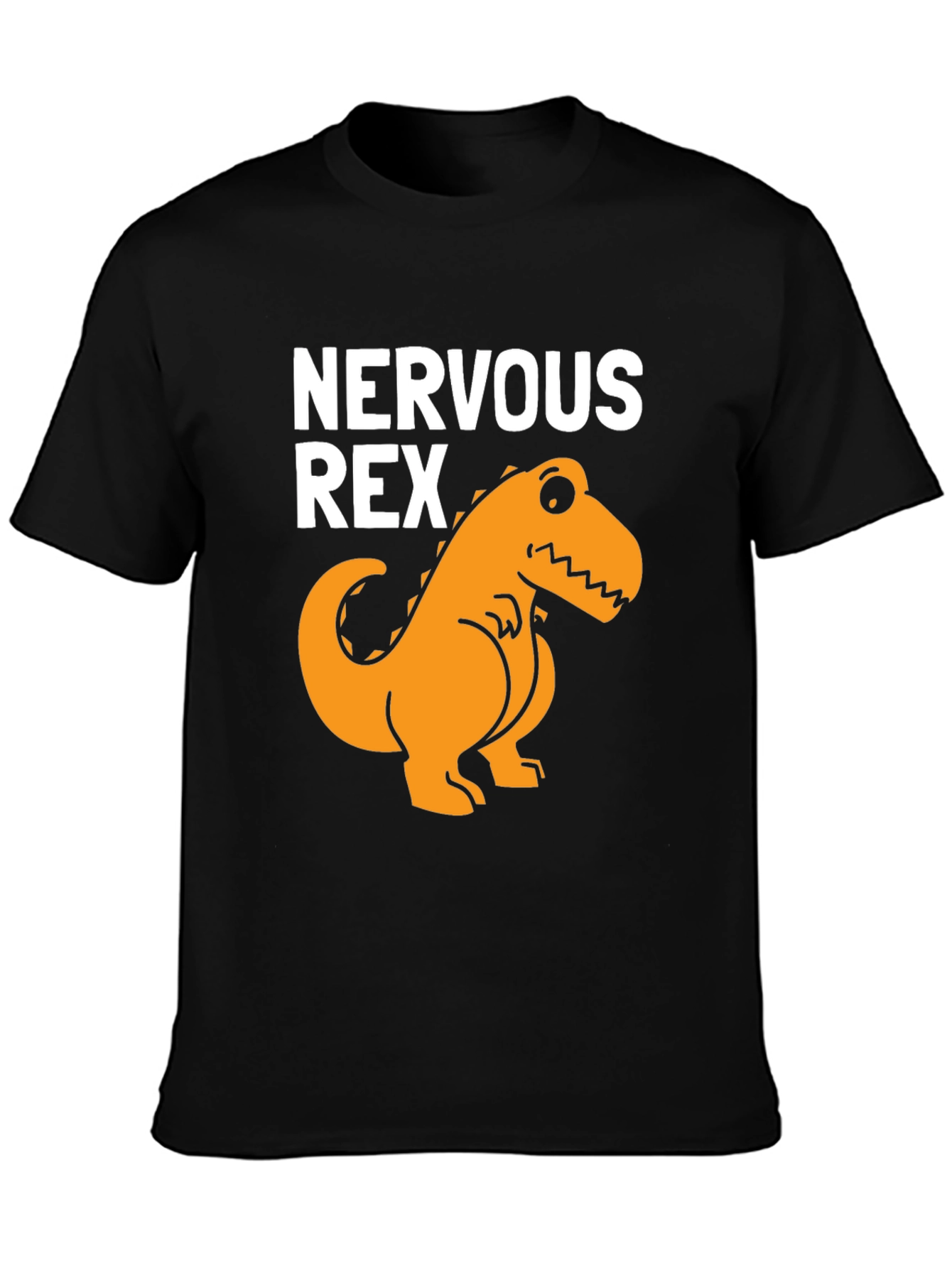 Nervous Rex T-Shirt - Funny Dinosaur Tee
