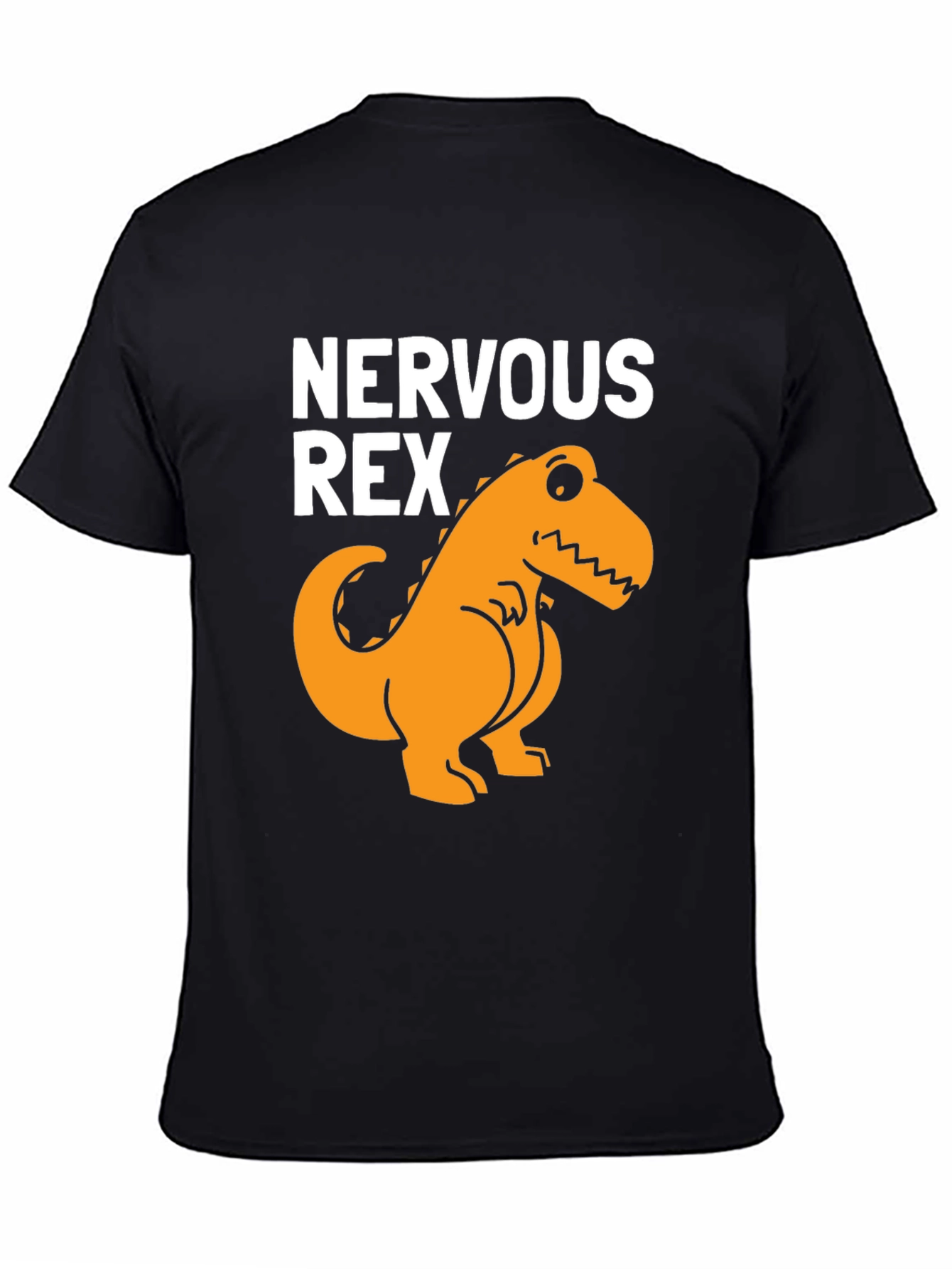 Nervous Rex T-Shirt - Funny Dinosaur Tee